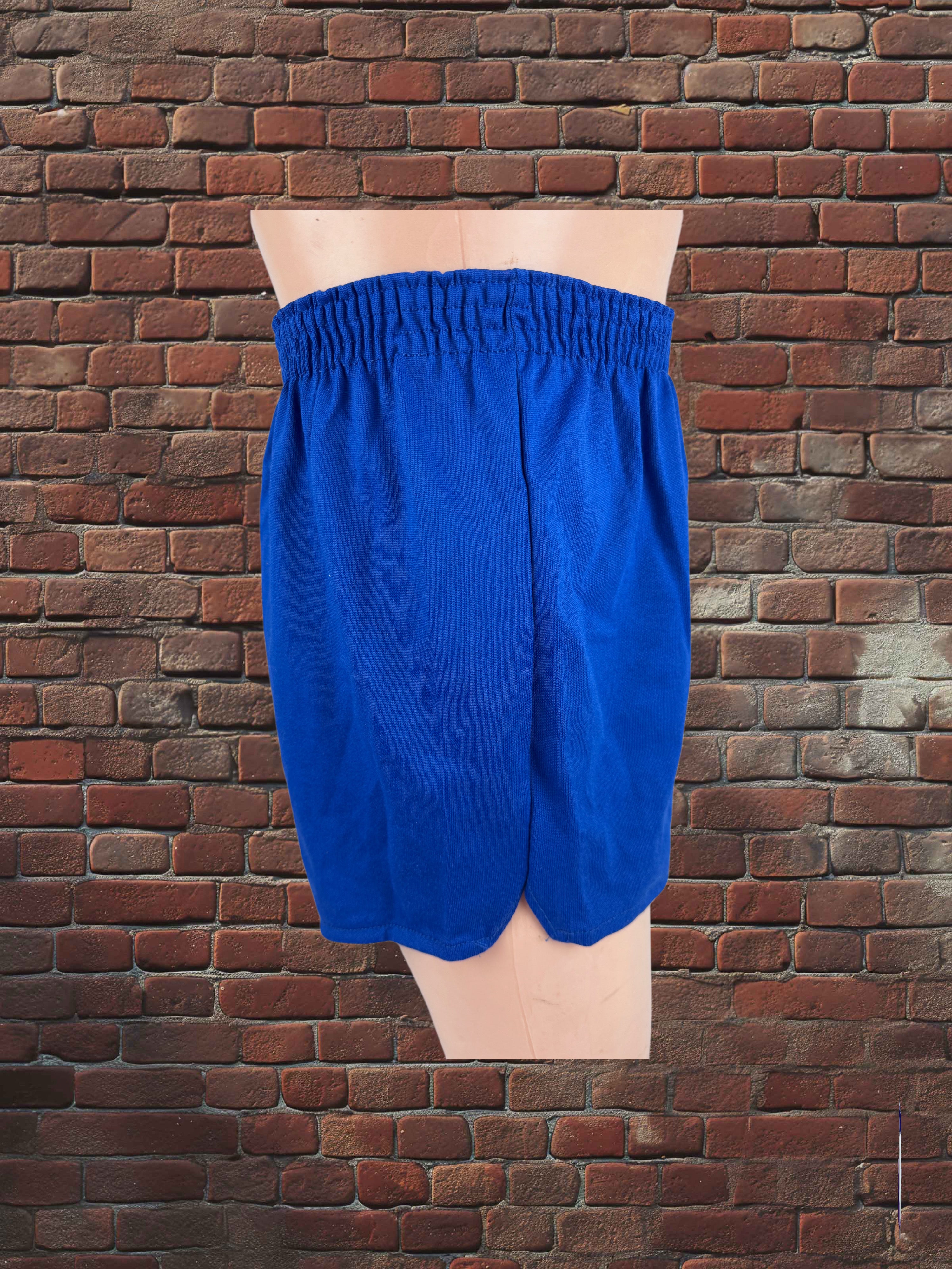 Drop Zero — Outfit 5 (XL) — Russell Gold‑Tag Tank Top + Russell Gym Shorts + Stirrup Socks