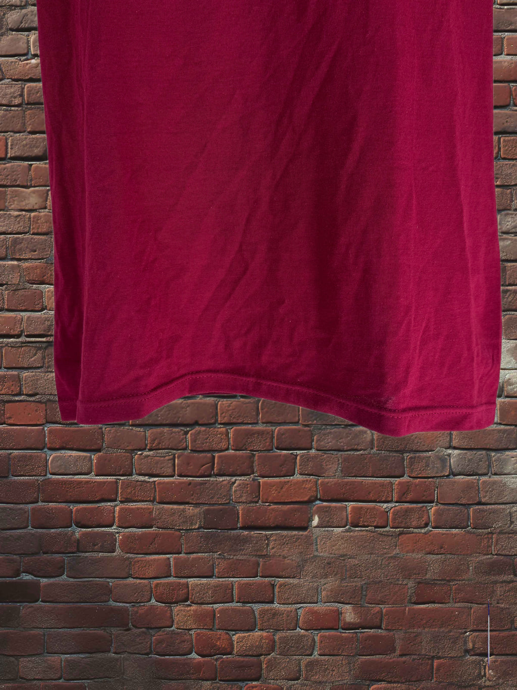 Vintage 1980s Russell Athletic Cardinal Red T-Shirt – Made in USA – 50/50 Blend