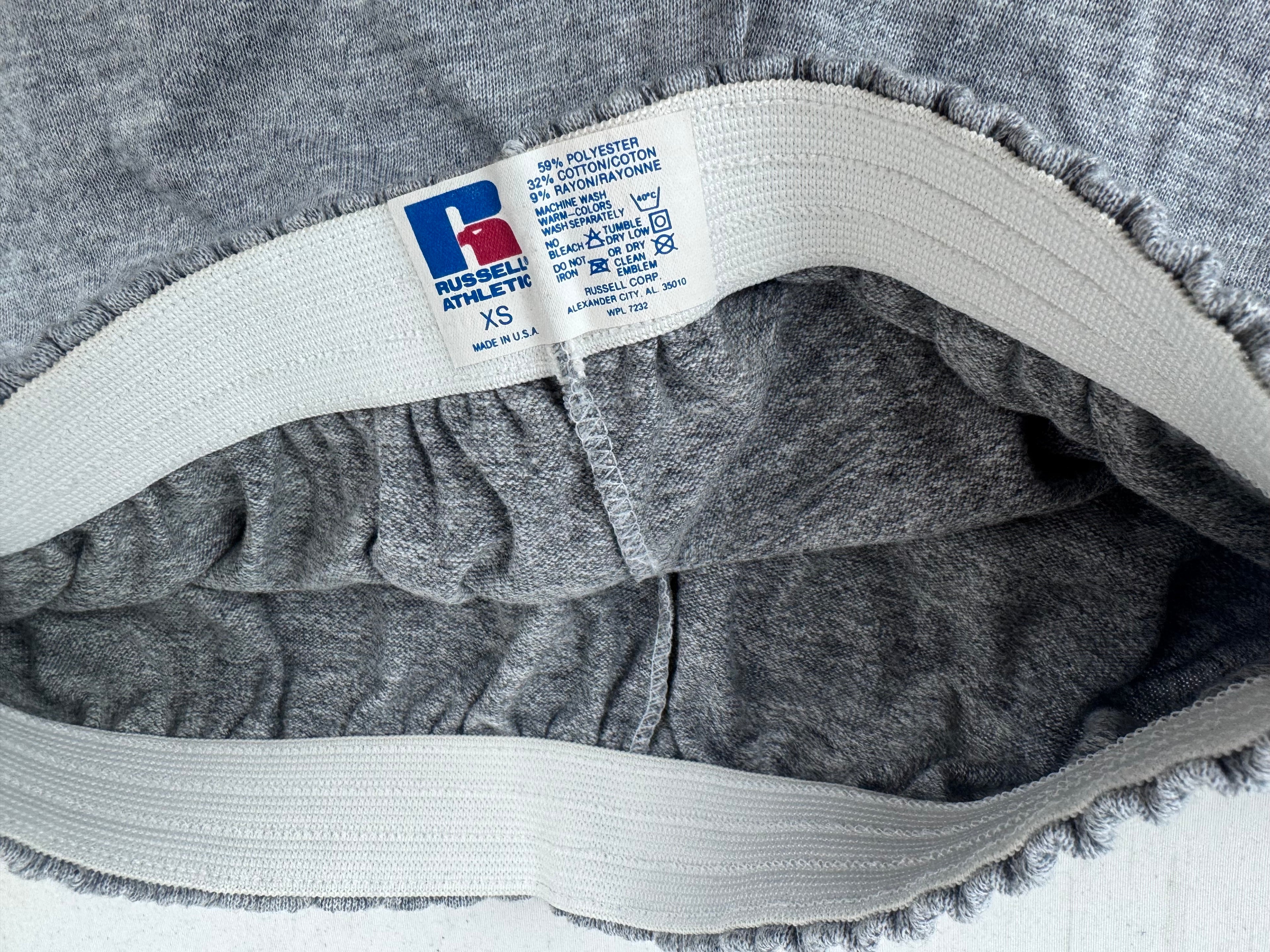 Vintage Russell Athletic Gym Shorts 80s Deadstock Gray Tri-Blend (XS)