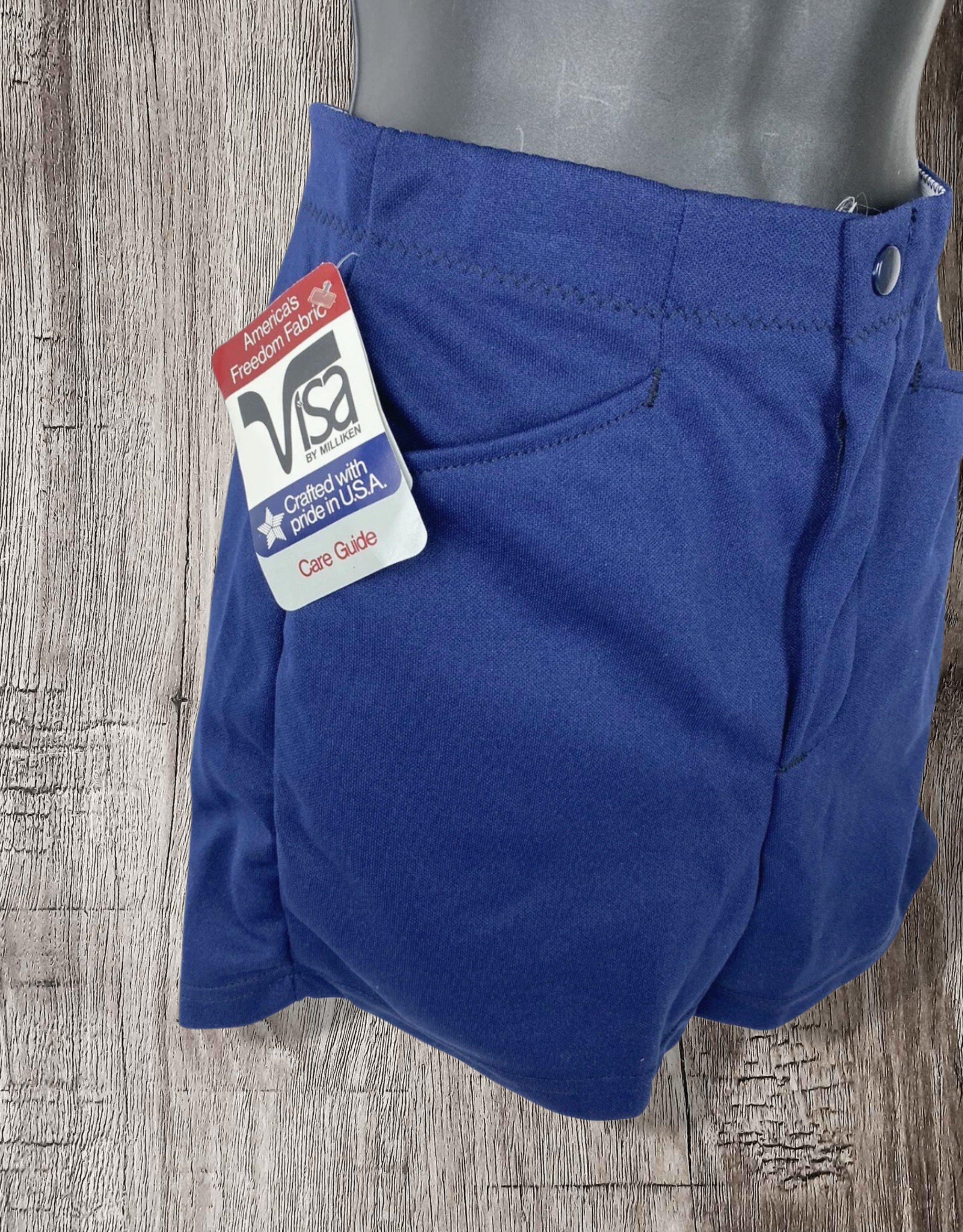 Vintage Wilson Women's Tennis Shorts NWT 80s Deadstock Navy Blue (Medium 26-28)