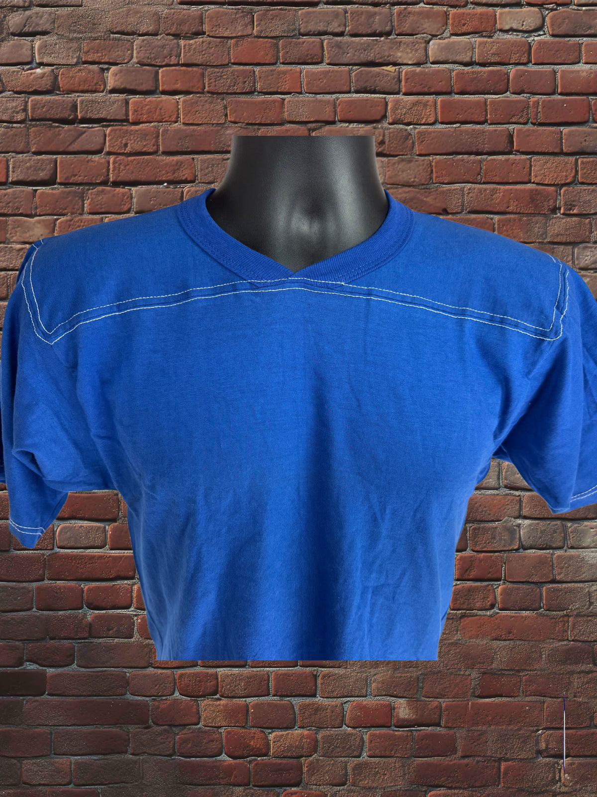 Vintage Russell Athletic Small Gold-Tag Streetwear T‑Shirt Deadstock NWOT Royal Blue-White