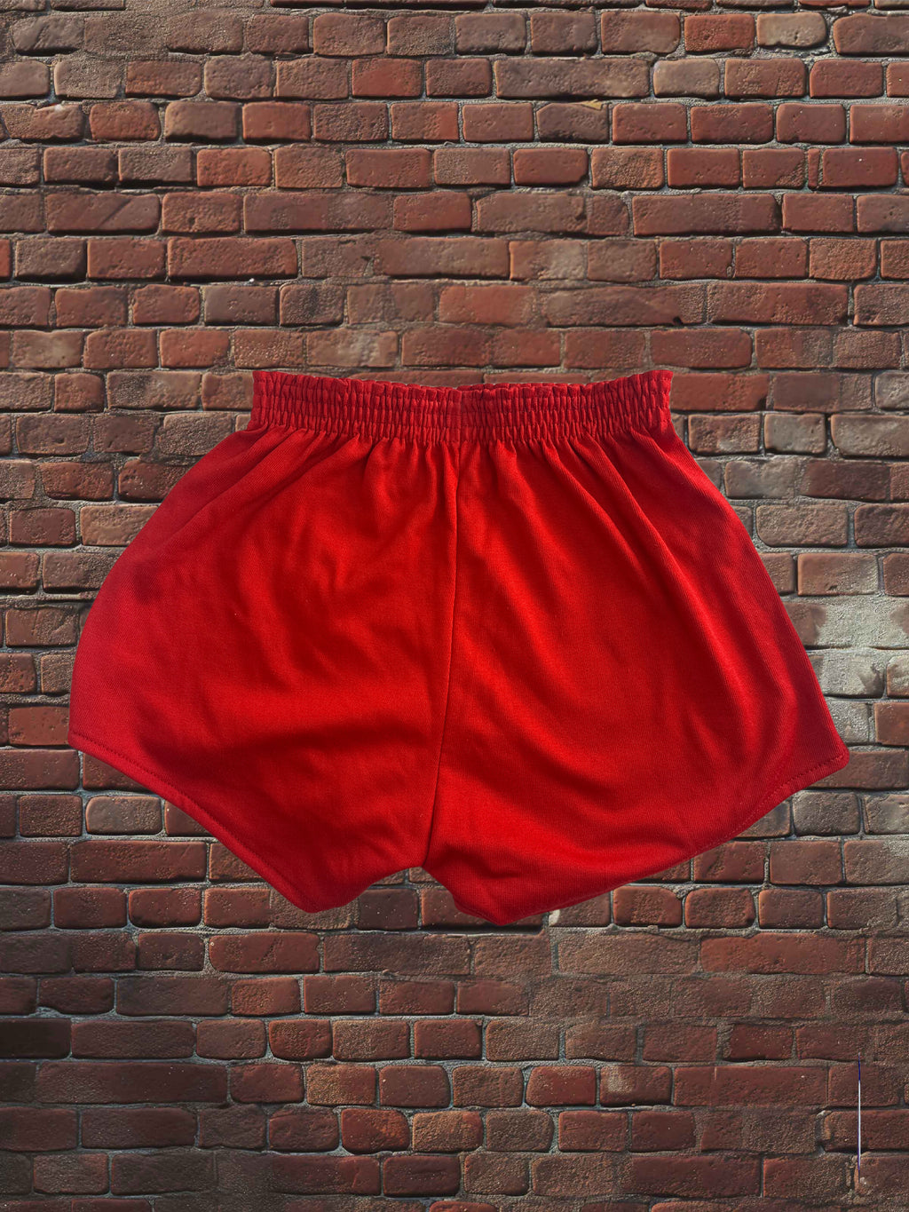 Vintage Russell Athletic XS Gym Shorts Scarlet Red Solid Deadstock NWOT Gold Tag 80s