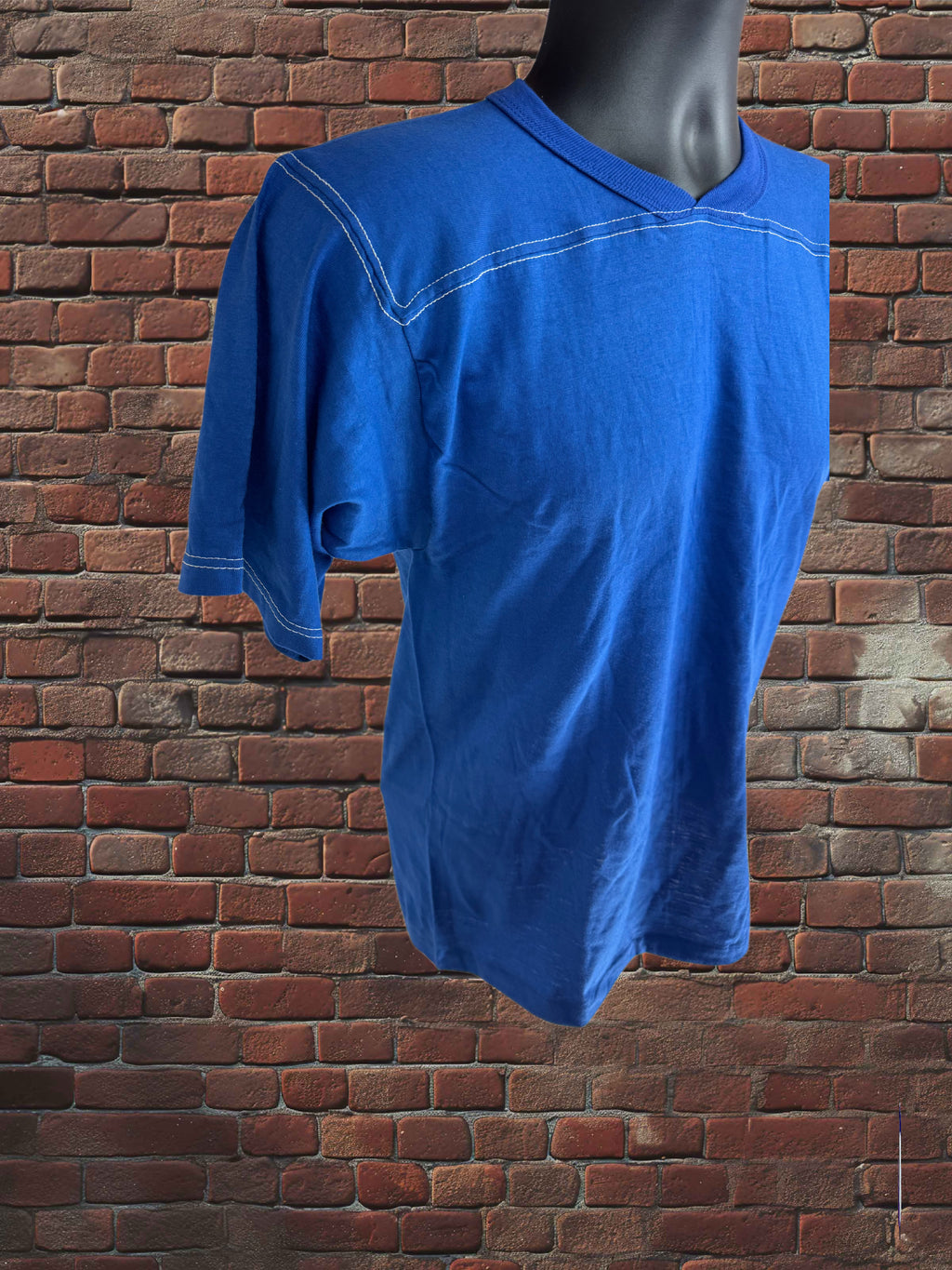 Vintage Russell Athletic Small Gold-Tag Streetwear T‑Shirt Deadstock NWOT Royal Blue-White