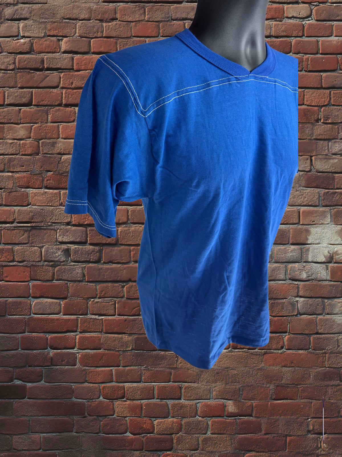 Vintage Russell Athletic Small Gold-Tag Streetwear T‑Shirt Deadstock NWOT Royal Blue-White