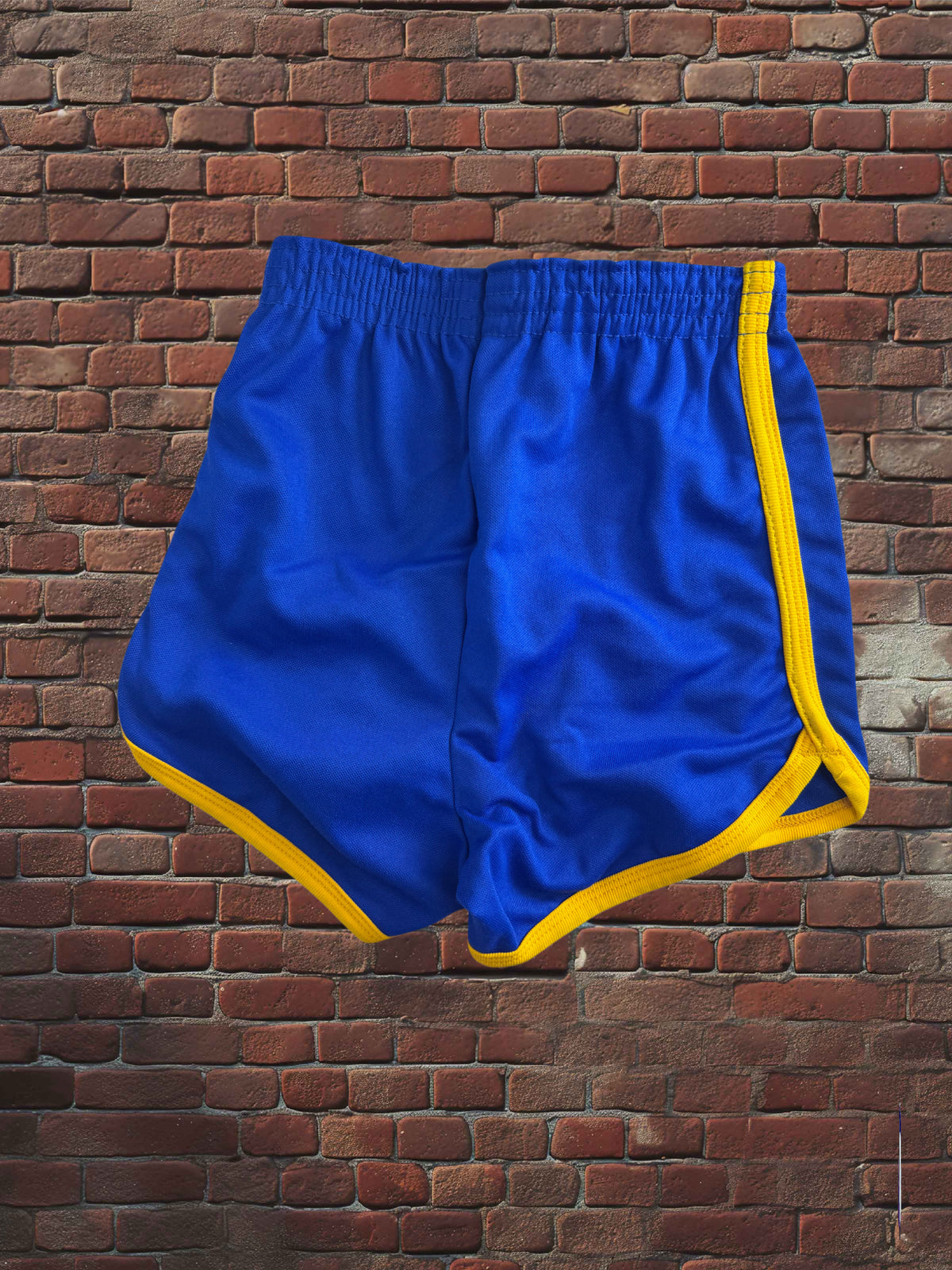 Vintage Russell Athletic XS Gym Shorts Royal Blue/Gold Deadstock NWOT Gold Tag 70s