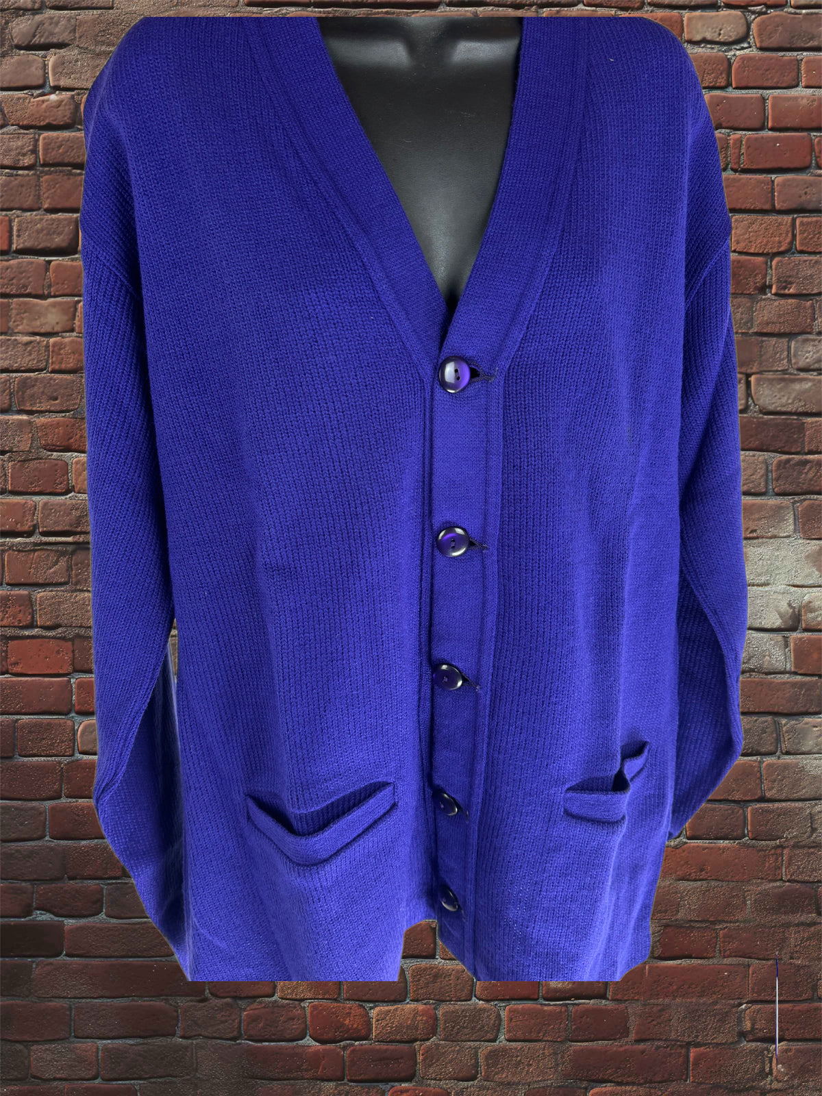 Vintage Bristol Products Official Award Sweater — Purple, Size 48, NOS Deadstock