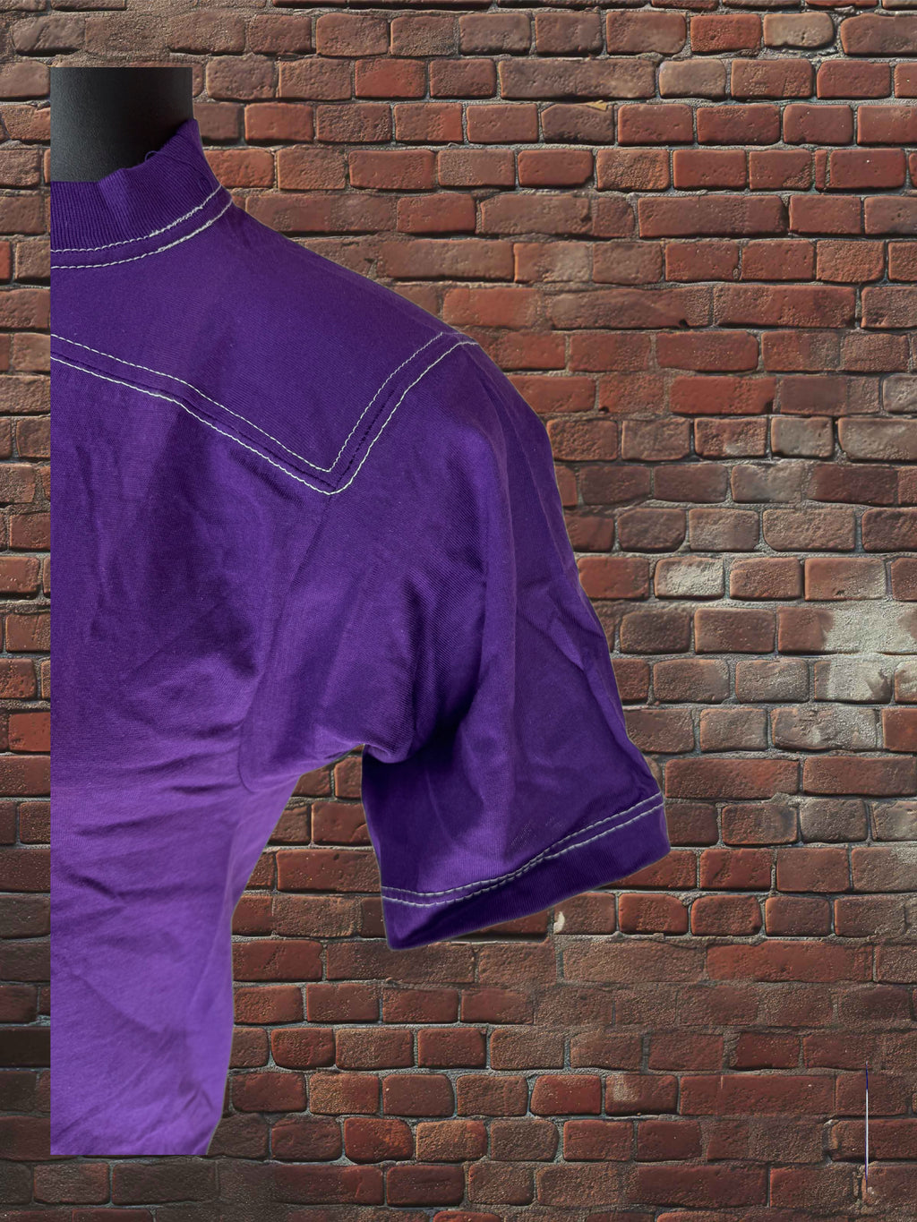 Vintage Russell Athletic XS Gold-Tag Streetwear T‑Shirt Deadstock NWOT Purple White