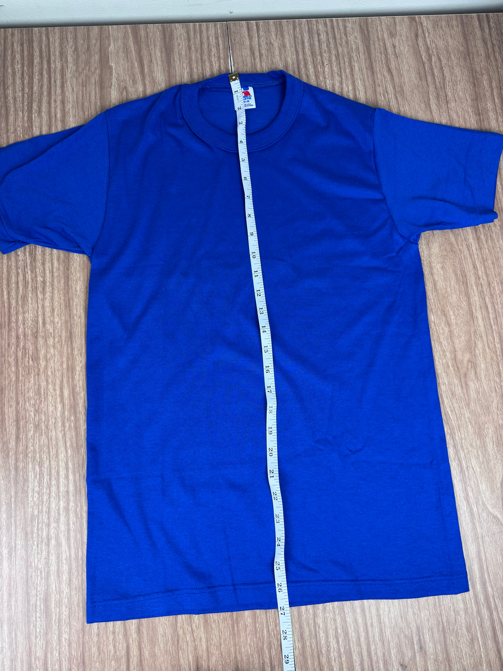 Vintage Russell Athletic Royal Blue T‑Shirt – Made in USA – Size Small – 50/50 Blend