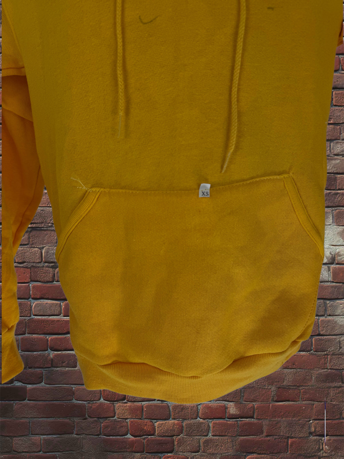 Vintage Deadstock Russell Athletic Gold Hoodie XS Gold-Tag 1970s Pullover