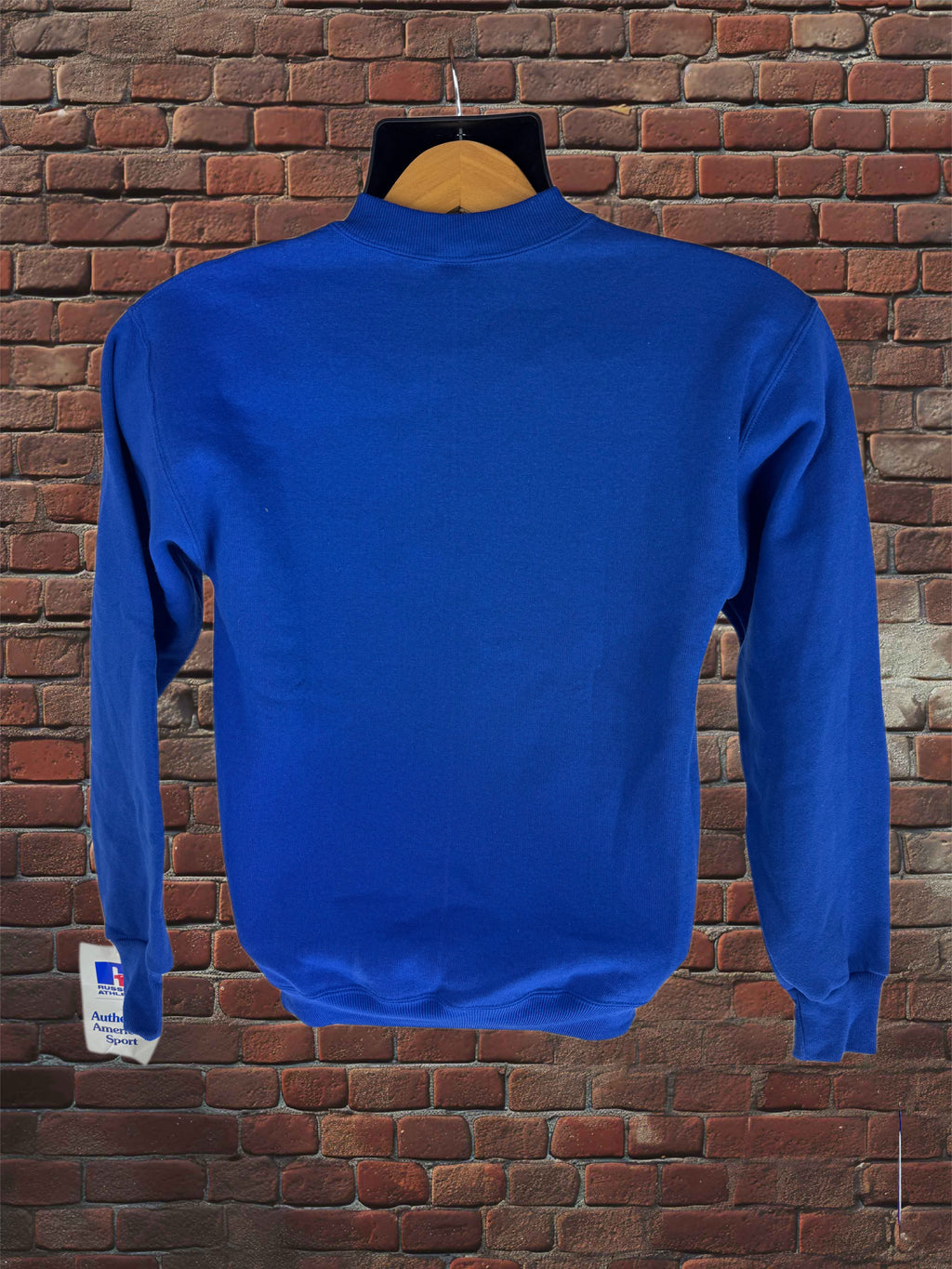 Vintage Deadstock Russell Athletic Royal Blue Youth Large Sweatshirt 1980s