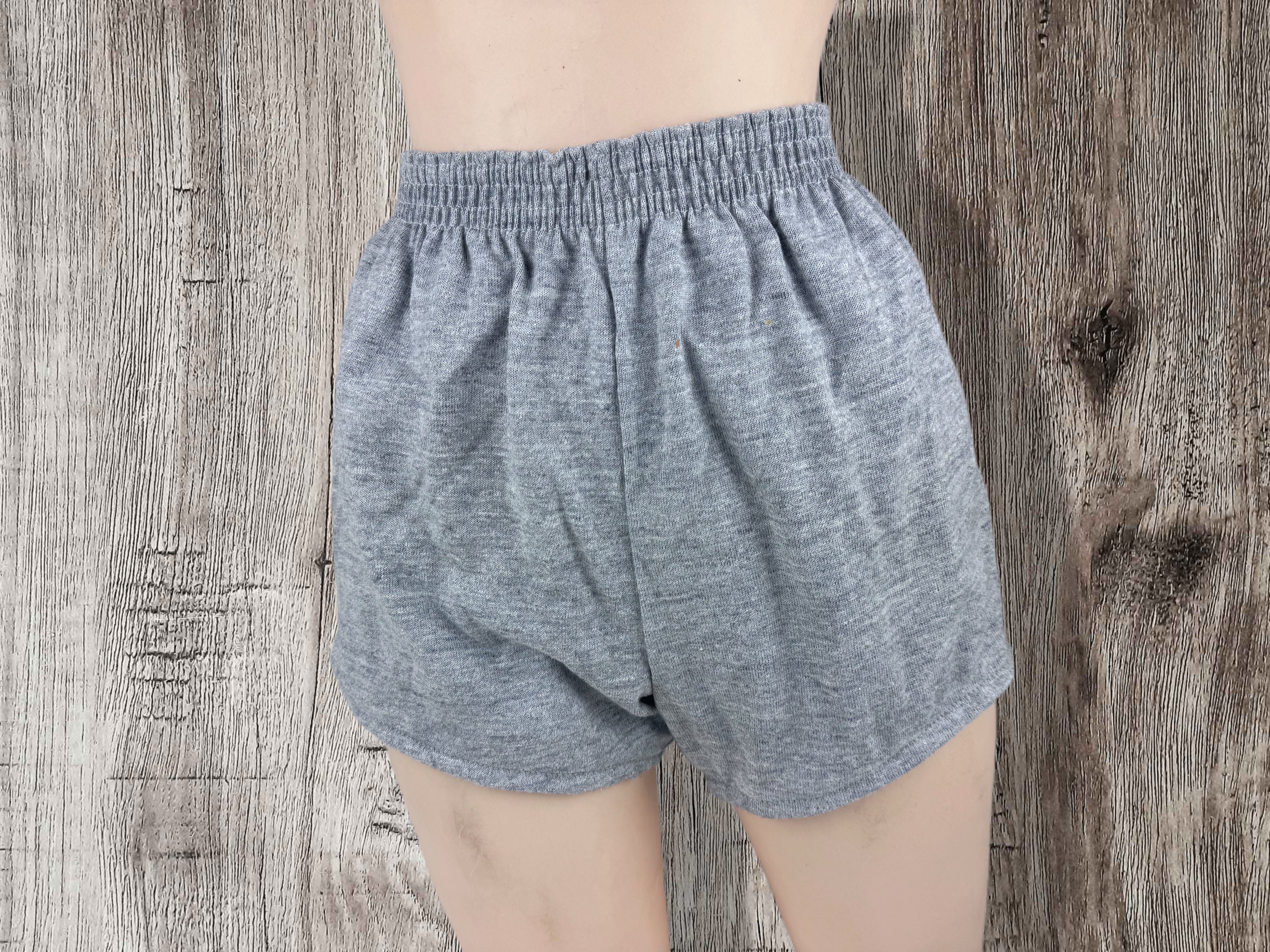 Vintage Russell Athletic Gym Shorts 80s Deadstock Gray Tri-Blend (XS)