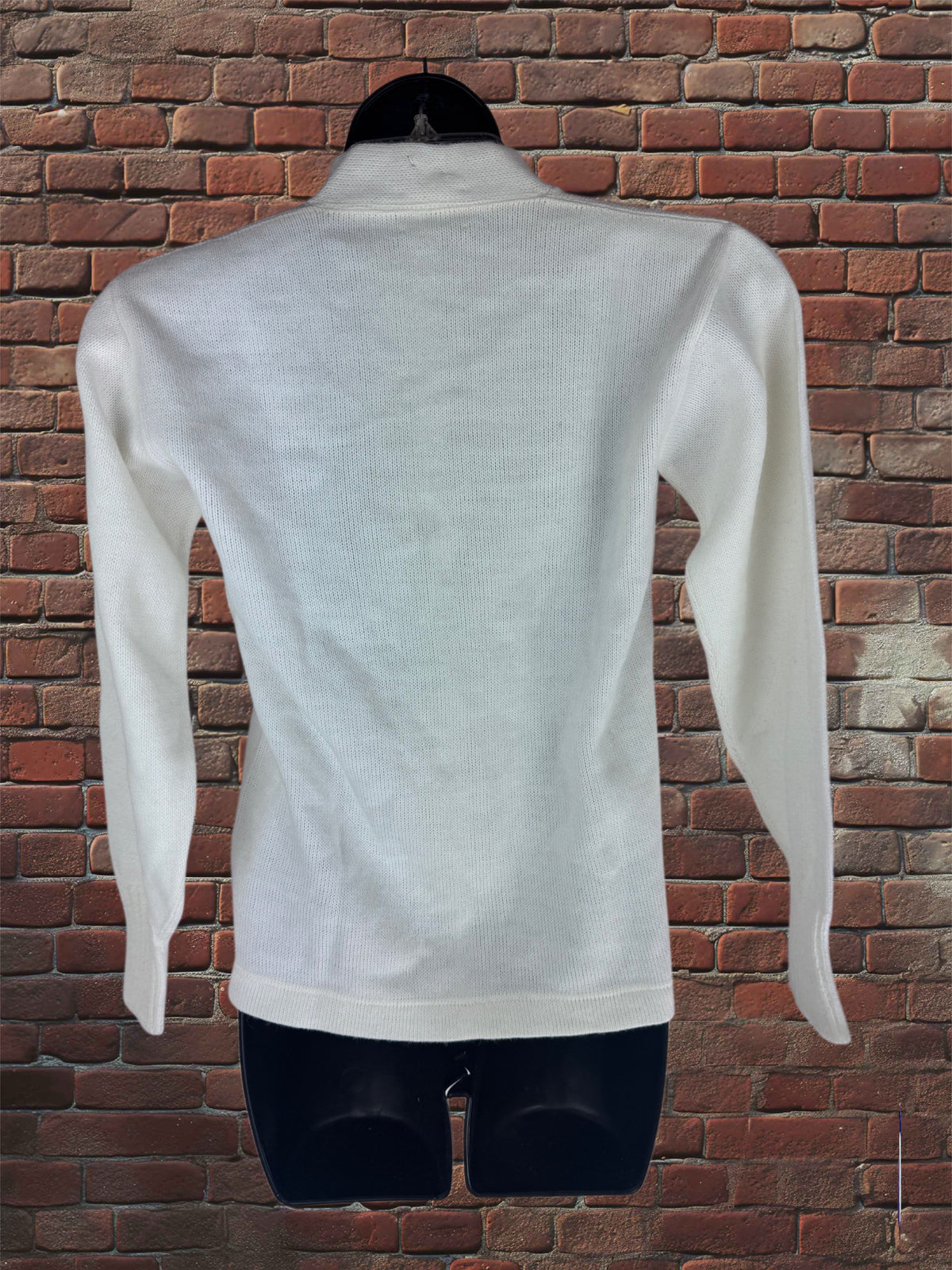 Vintage Imperial Orlon White Cheer Cardigan – Size 18