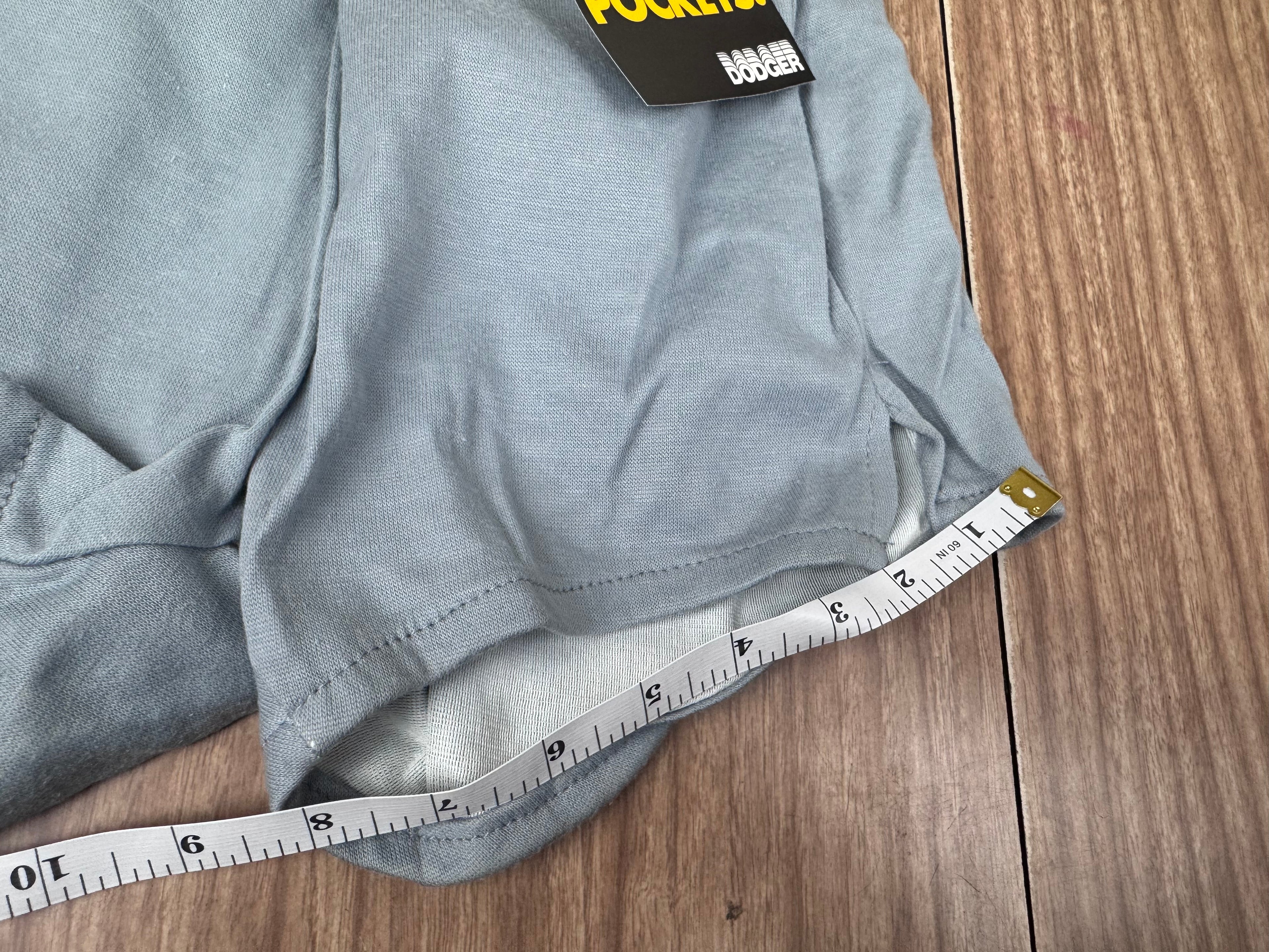 Vintage Dodger “Pockets” Gym Shorts NWT 80s Deadstock Gray (Small)