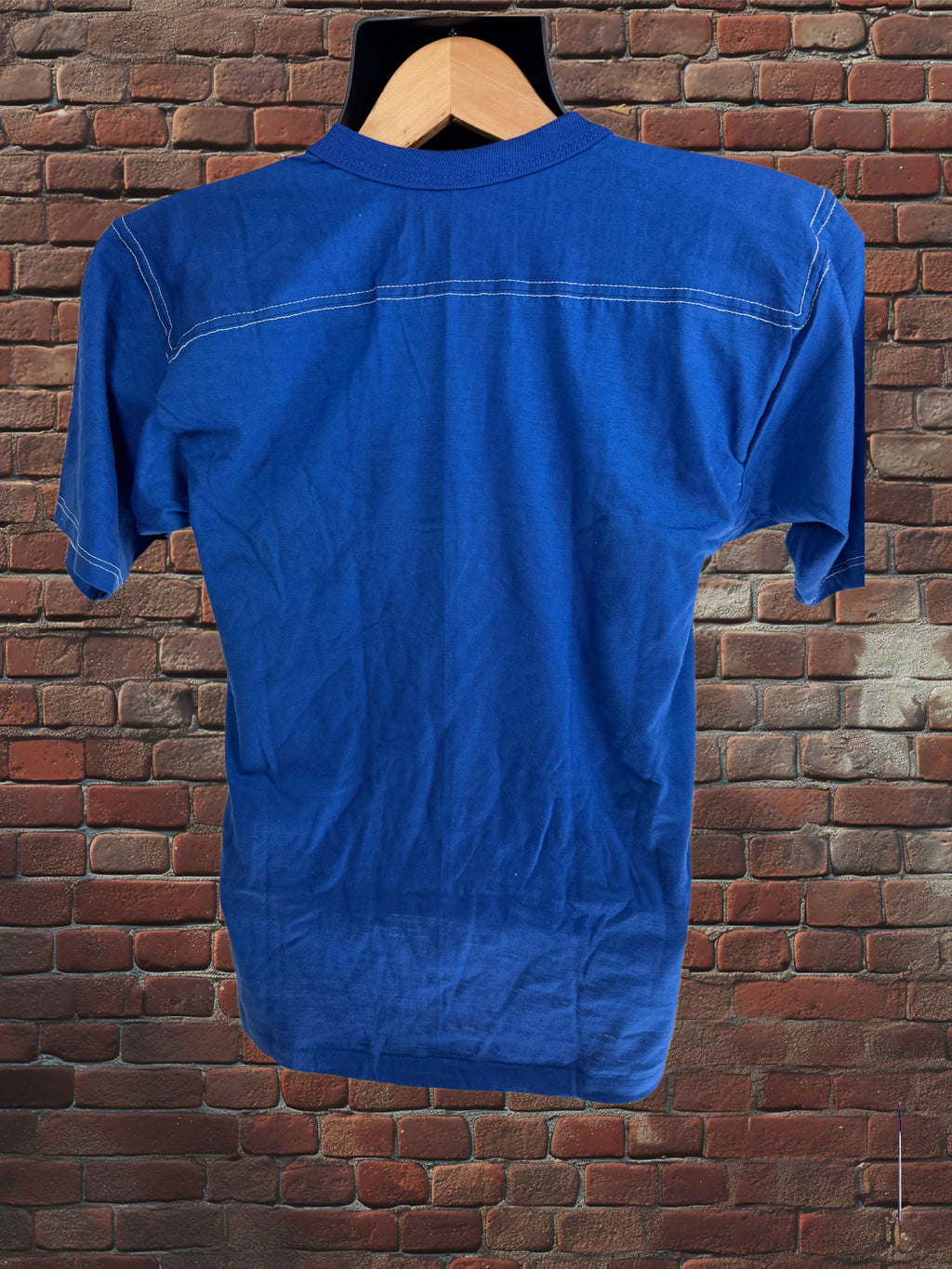 Vintage Russell Athletic Small Gold-Tag Streetwear T‑Shirt Deadstock NWOT Royal Blue-White