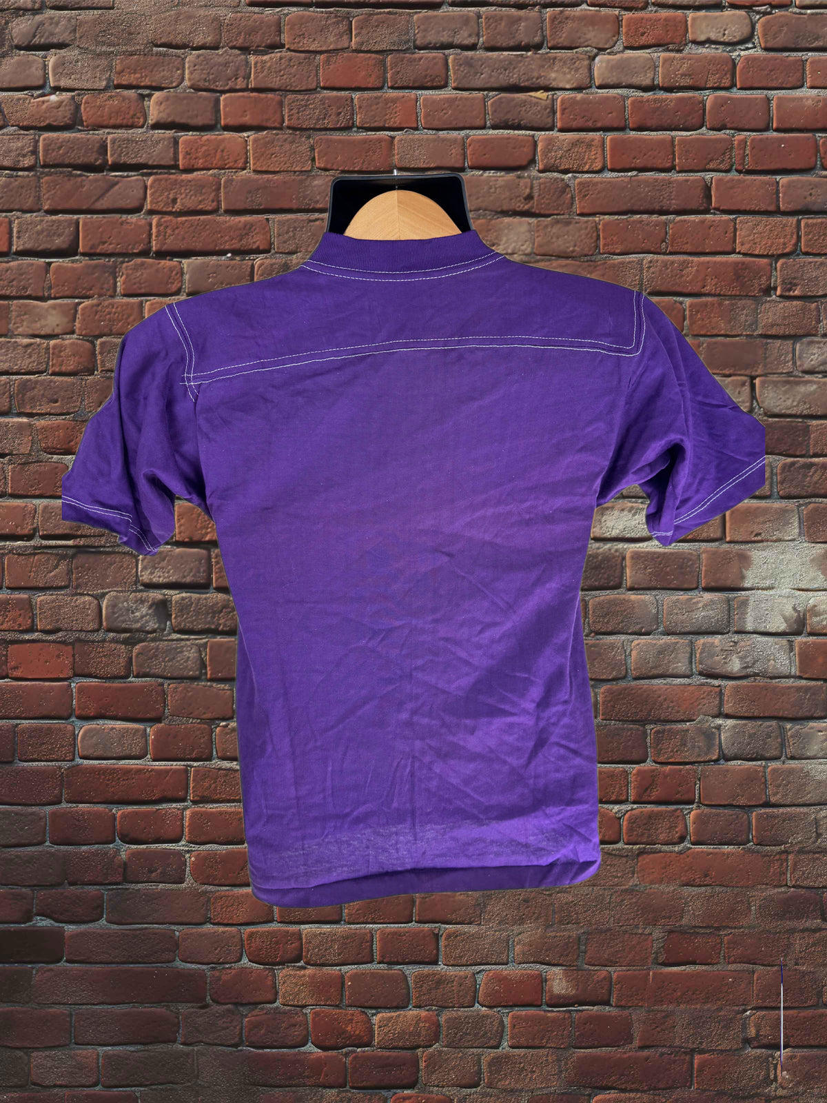 Vintage Russell Athletic XS Gold-Tag Streetwear T‑Shirt Deadstock NWOT Purple White