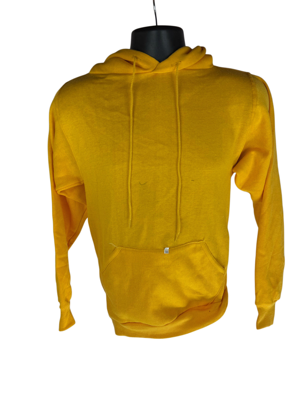 Vintage Deadstock Russell Athletic Gold Hoodie XS Gold-Tag 1970s Pullover