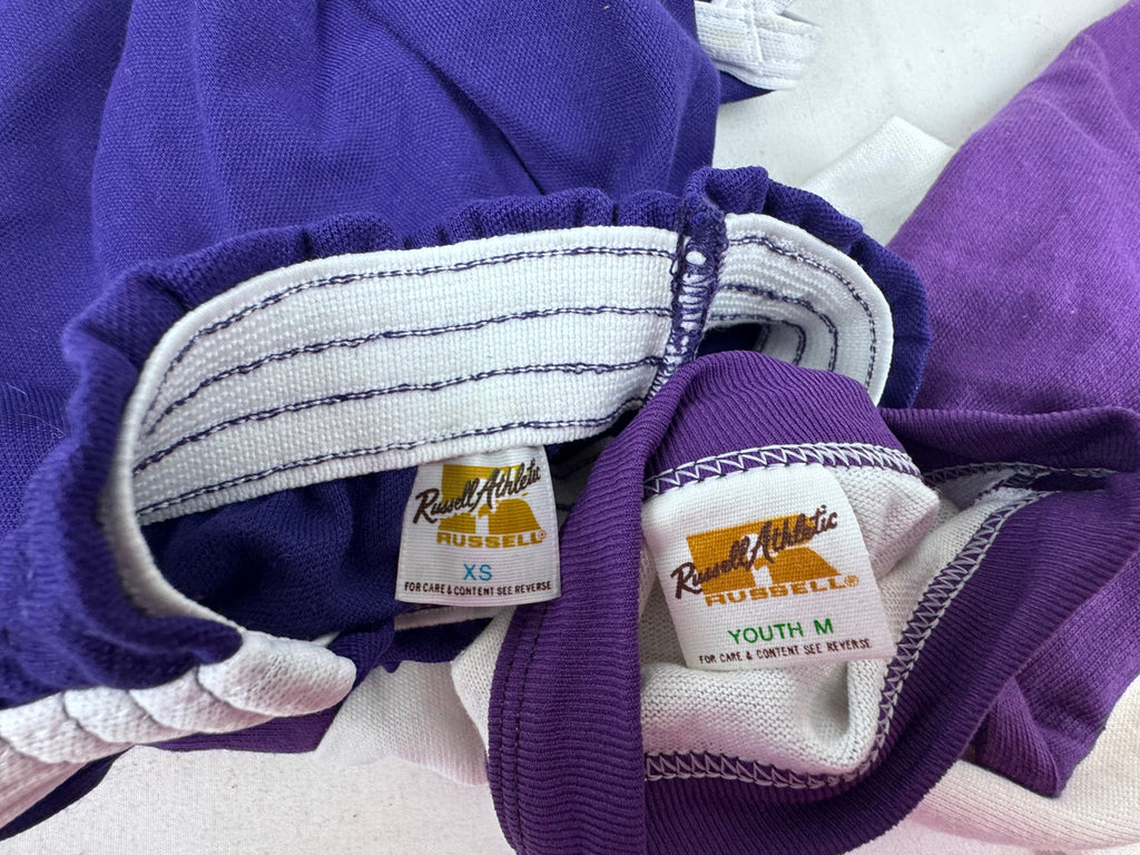 Drop Zero — Outfit 1 (XS) — Russell Raglan Set — Purple