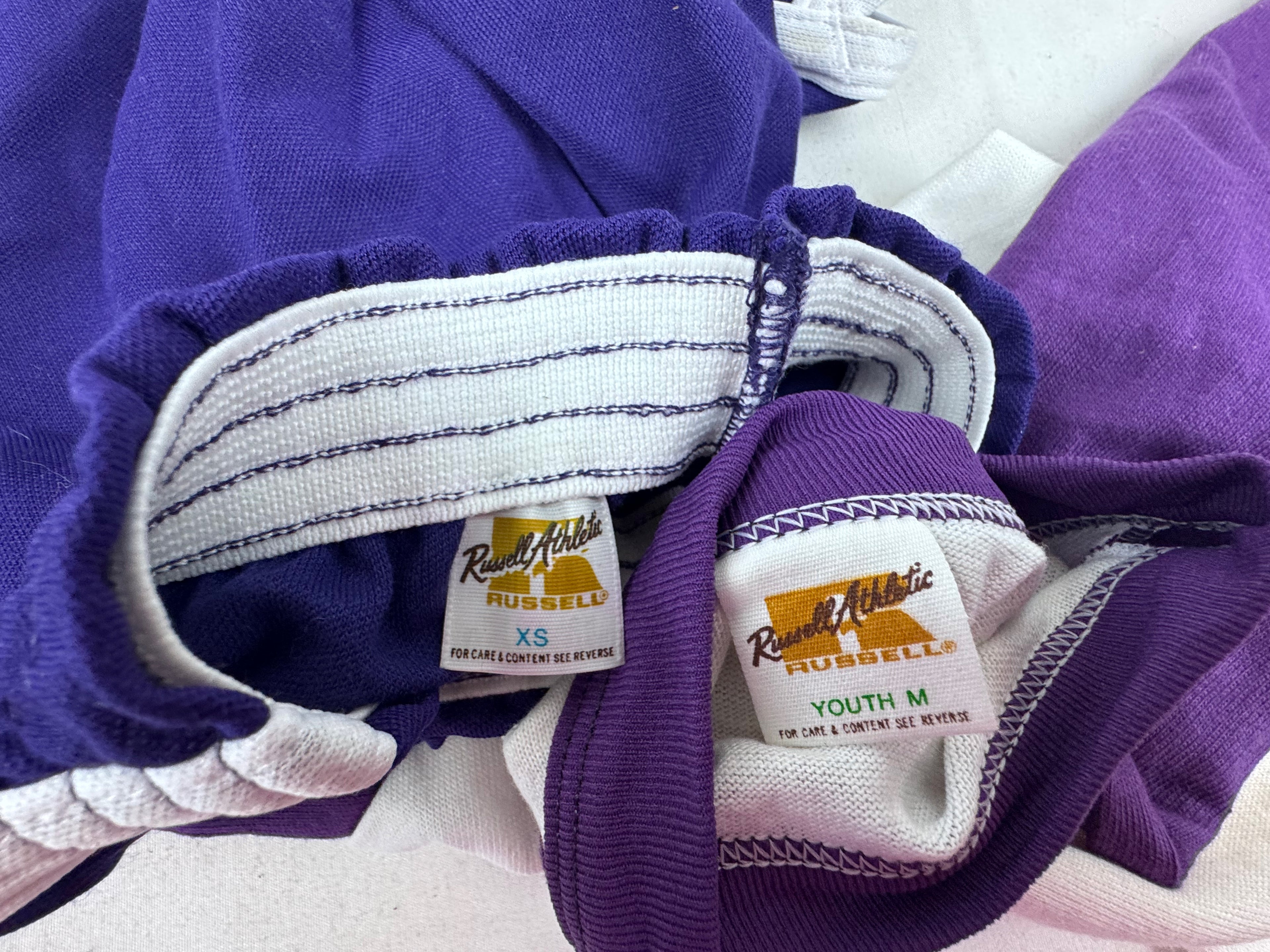 Drop Zero — Outfit 1 (XS) — Russell Raglan Set — Purple