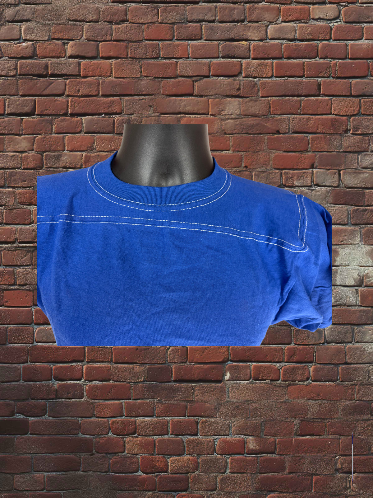 Vintage Russell Athletic XS Gold-Tag Streetwear T‑Shirt Deadstock NWOT Royal Blue-White