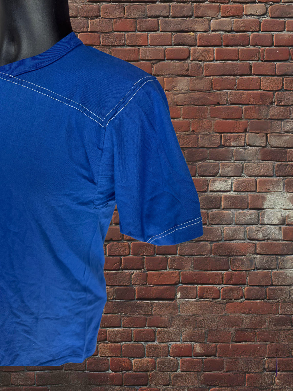 Vintage Russell Athletic Small Gold-Tag Streetwear T‑Shirt Deadstock NWOT Royal Blue-White