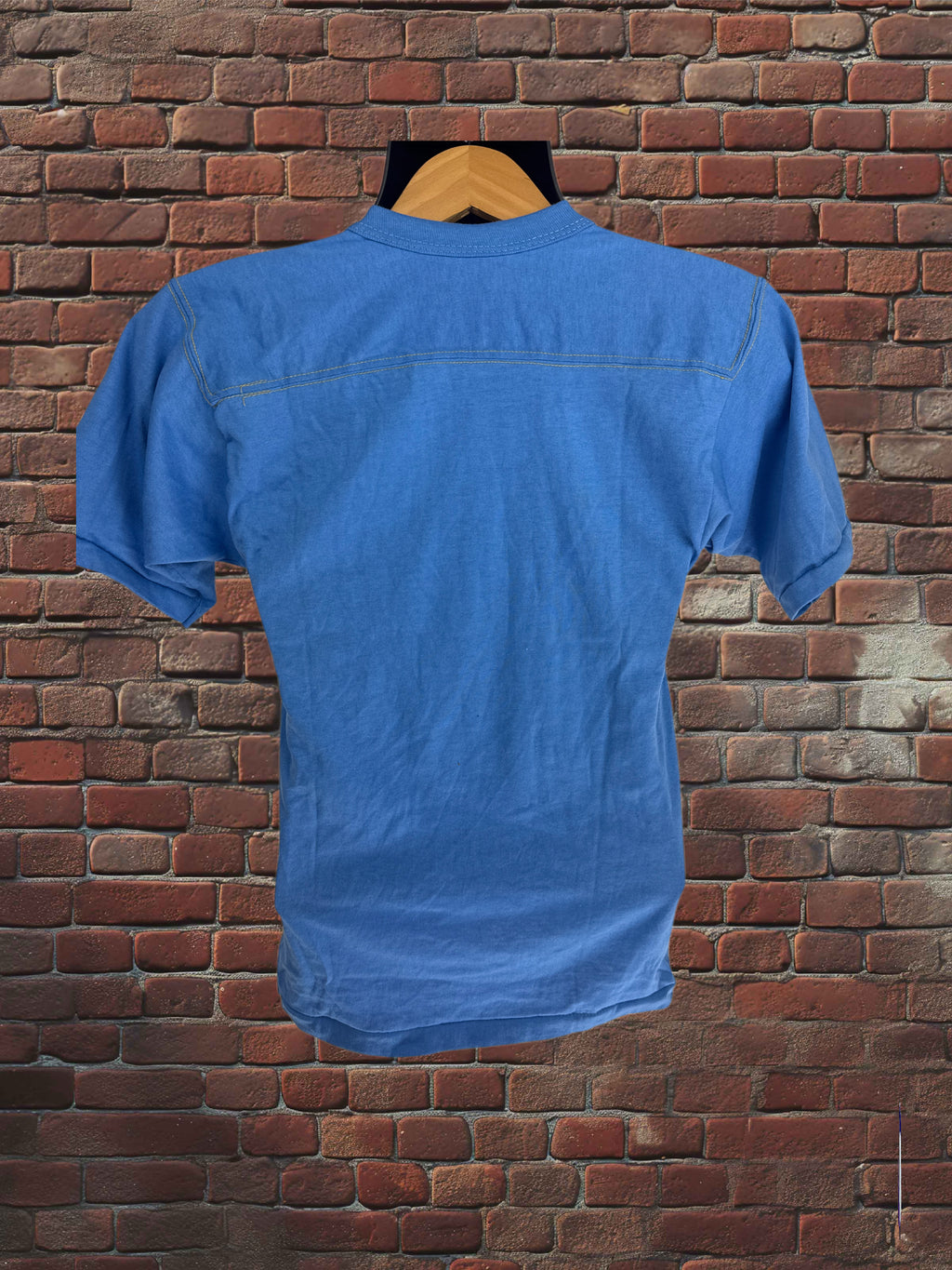Vintage Russell Athletic Small Gold-Tag Streetwear T‑Shirt Deadstock NWOT-Columbia Blue/Gold