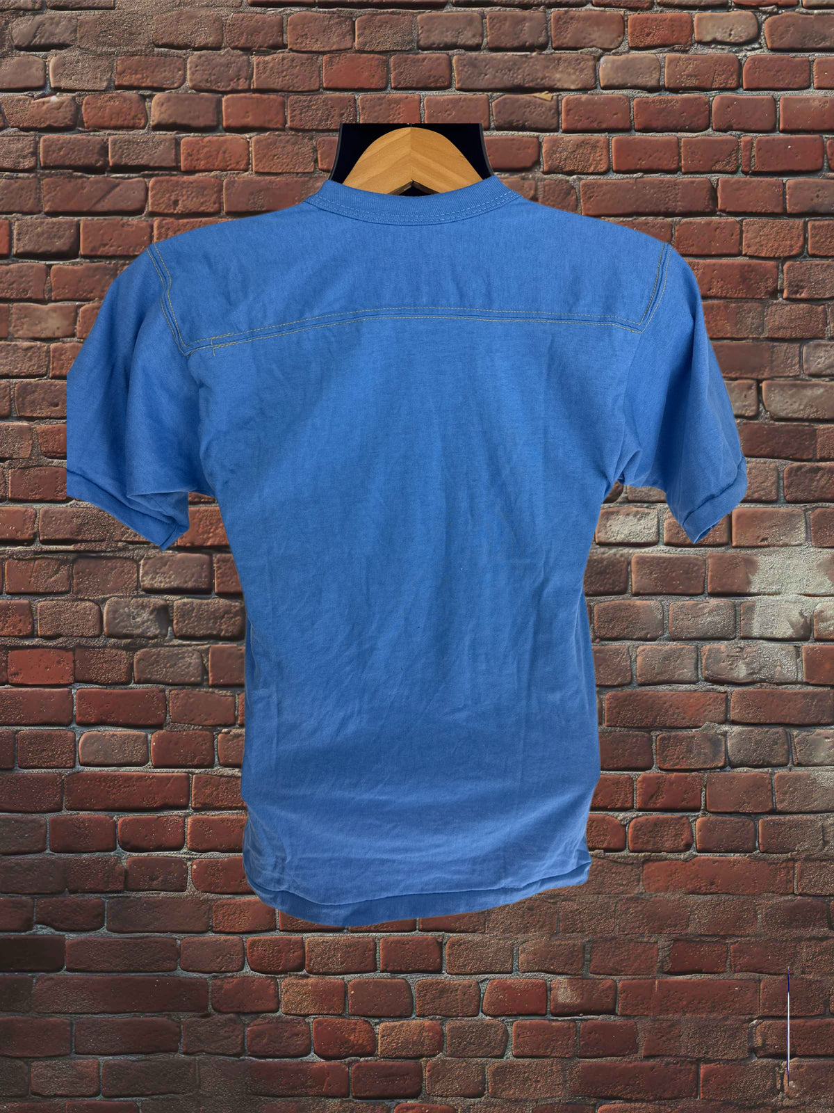Vintage Russell Athletic Small Gold-Tag Streetwear T‑Shirt Deadstock NWOT-Columbia Blue/Gold