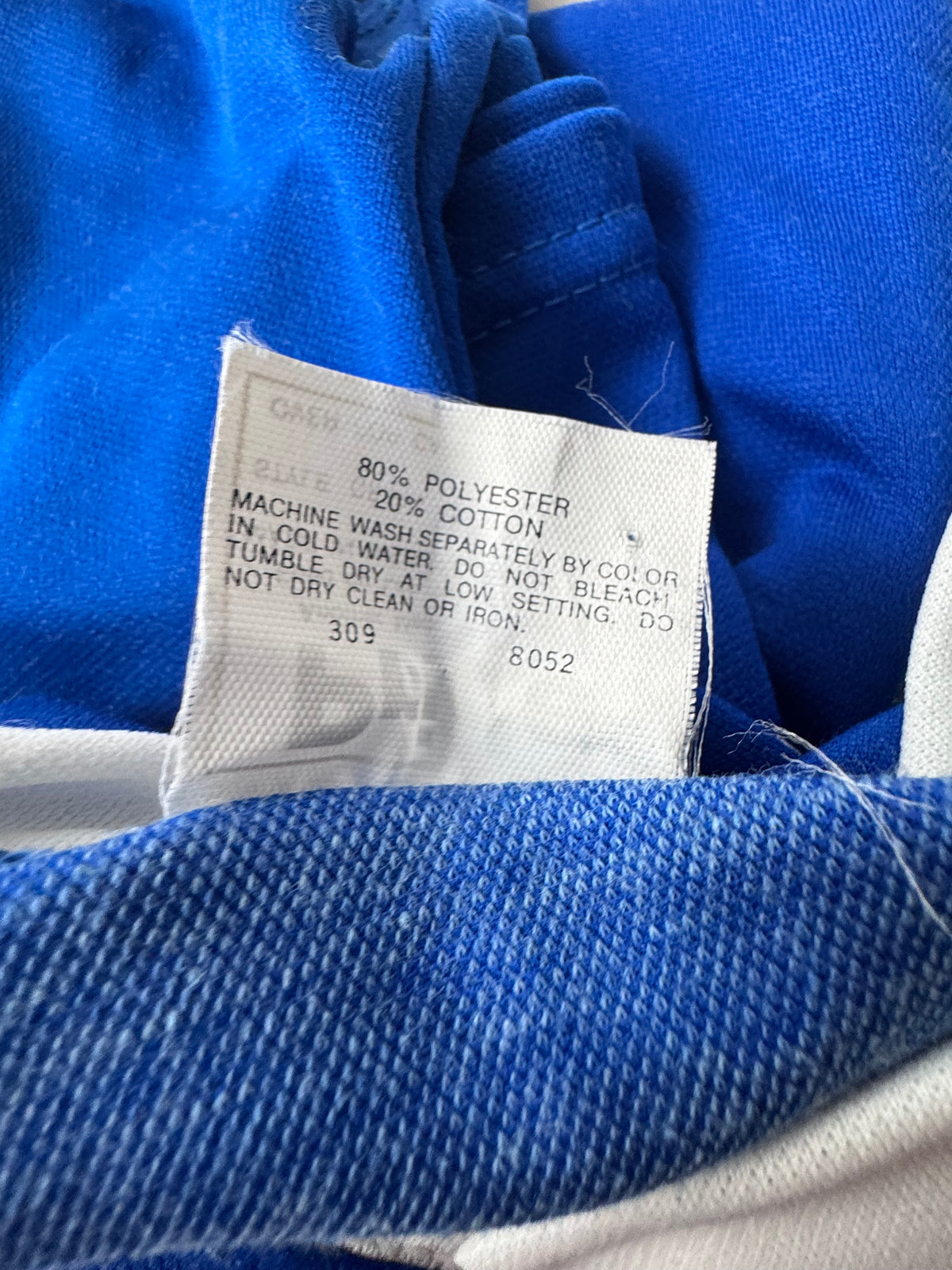 1980s Pride Striped Athletic Jersey – Royal Blue & White Deadstock