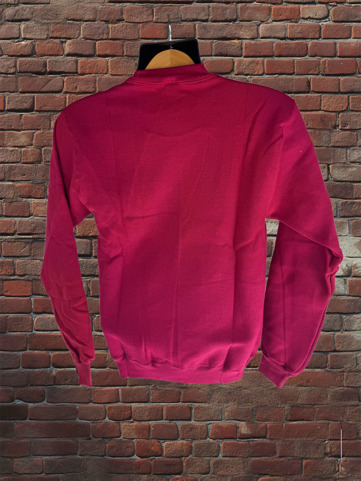 Vintage Deadstock Russell Athletic Cardinal Red Sweatshirt Small Blue-Tag 1980s