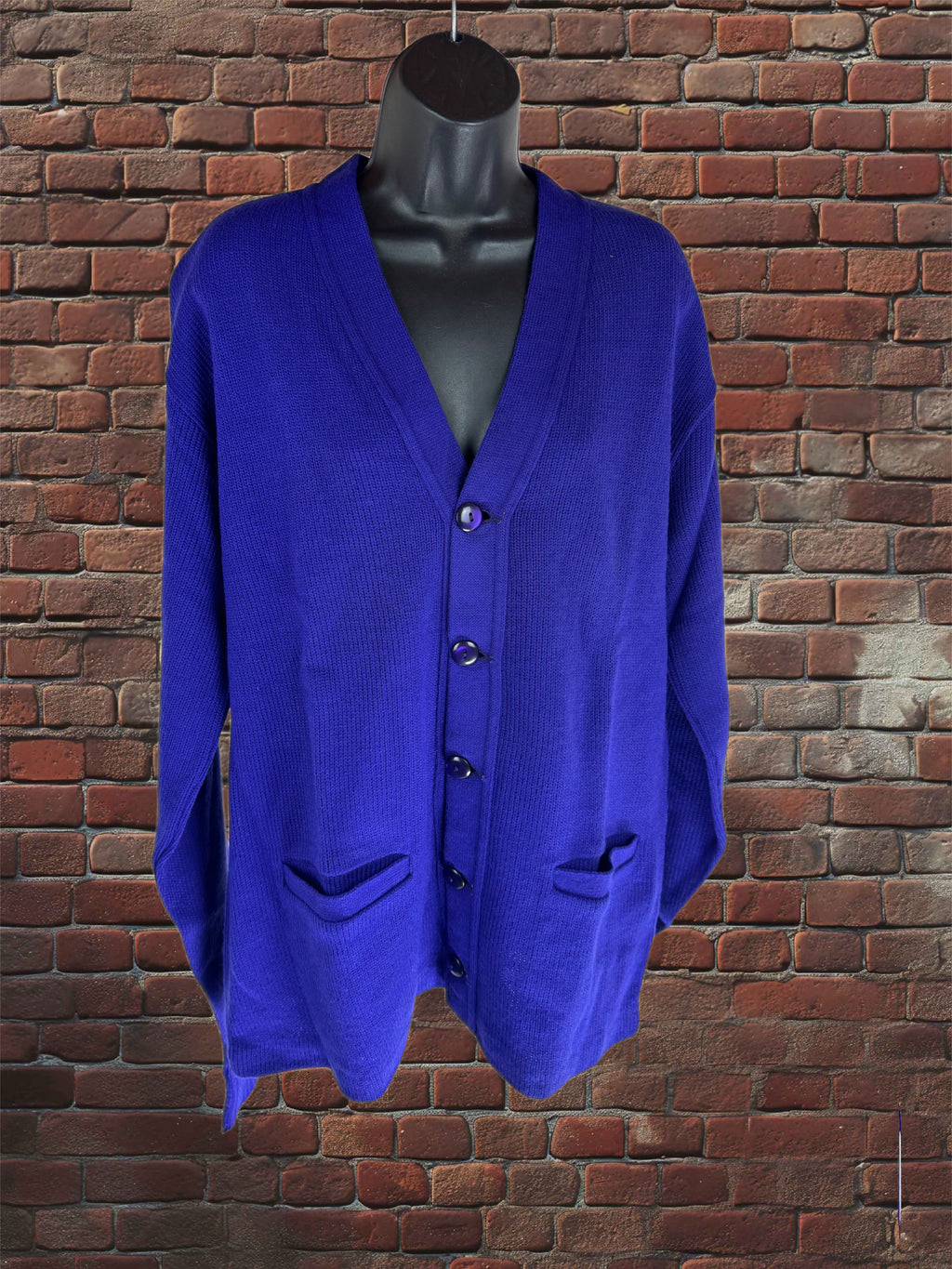 Vintage Bristol Products Official Award Sweater — Purple, Size 48, NOS Deadstock