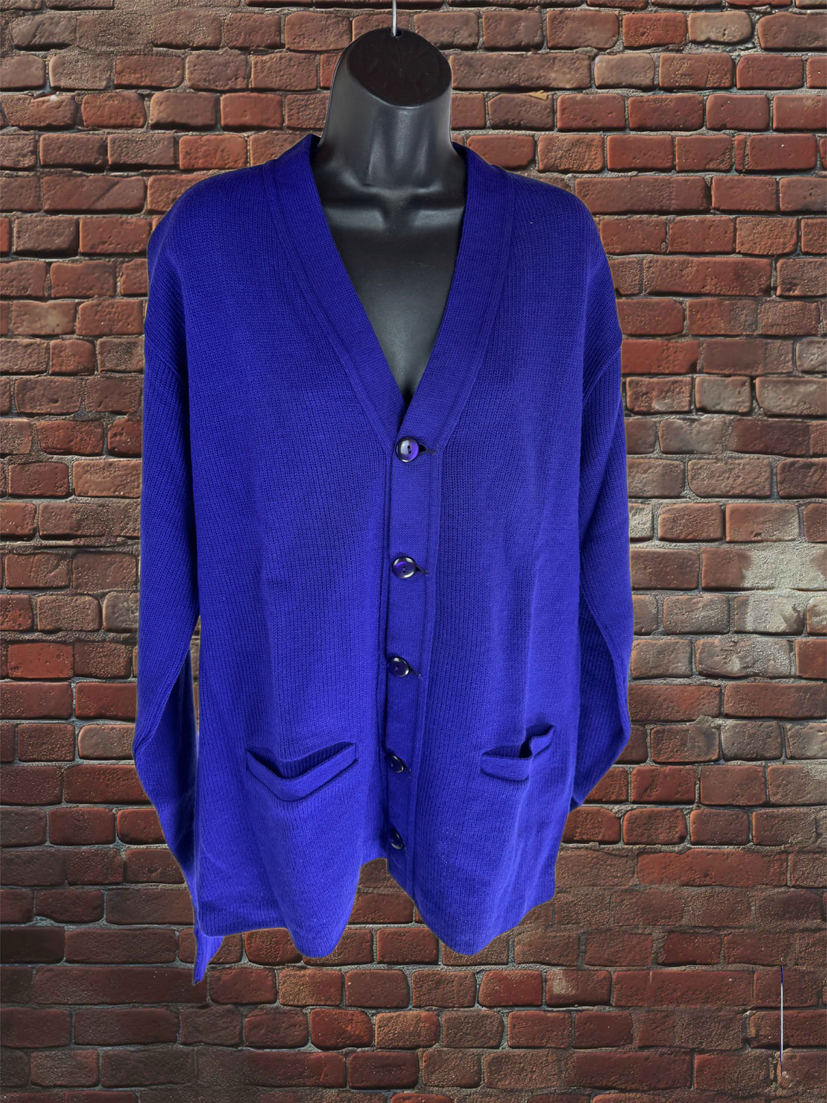 Vintage Bristol Products Official Award Sweater — Purple, Size 48, NOS Deadstock