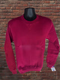 Vintage Deadstock Russell Athletic Cardinal Red Sweatshirt Small Blue-Tag 1980s
