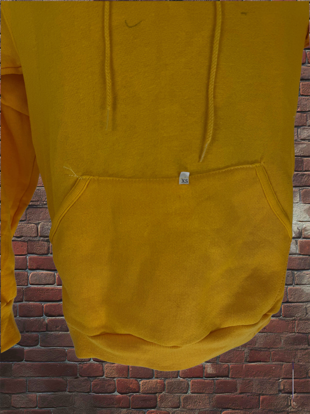 Vintage Deadstock Russell Athletic Gold Hoodie XS Gold-Tag 1970s Pullover