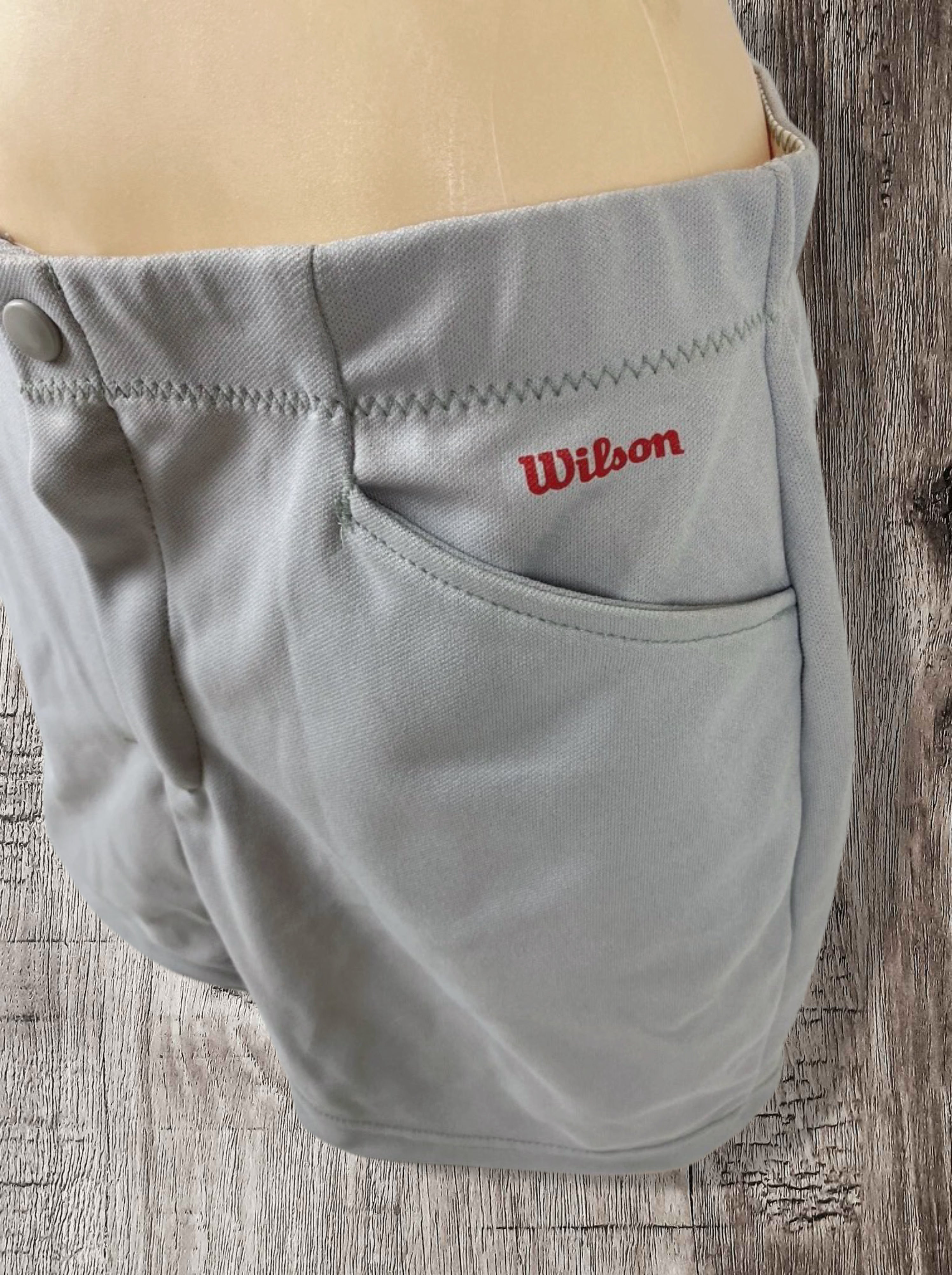 Vintage Wilson Women's Tennis Shorts NWT 80s Deadstock Gray (XL 34-36)