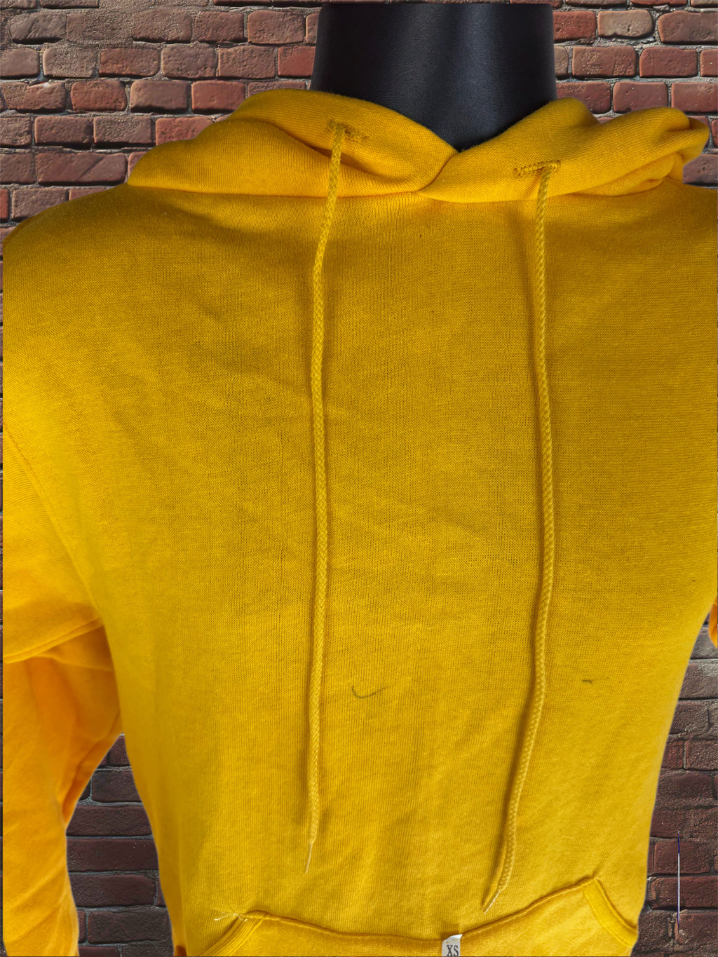 Vintage Deadstock Russell Athletic Gold Hoodie XS Gold-Tag 1970s Pullover