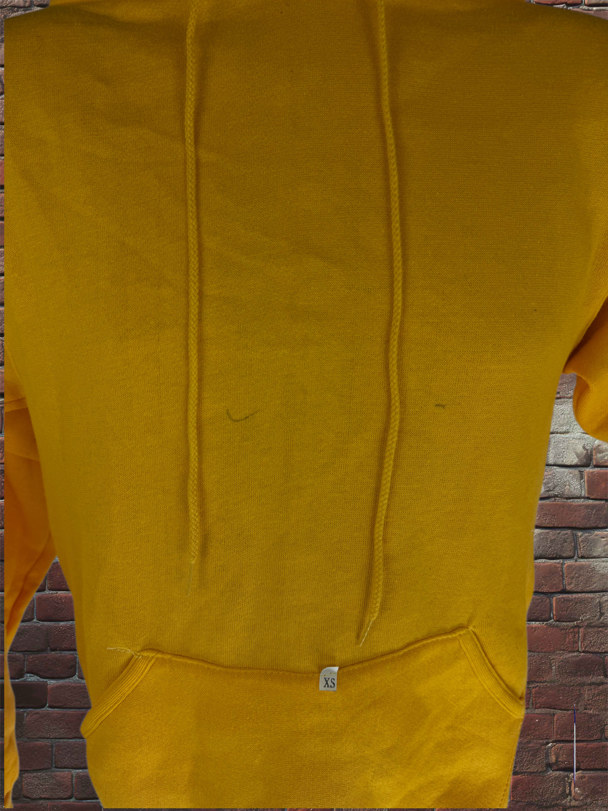 Vintage Deadstock Russell Athletic Gold Hoodie XS Gold-Tag 1970s Pullover
