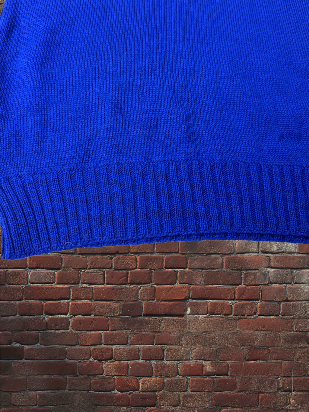 1970s Dehen Royal Blue Wool Sweater Vest – Large Deadstock