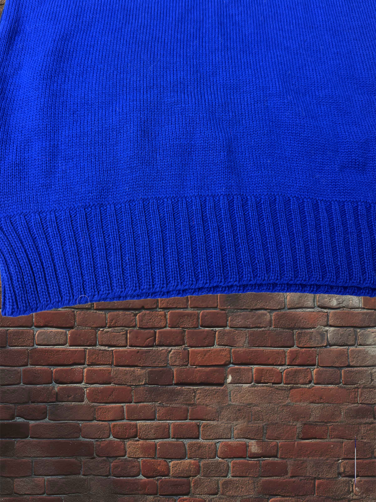 1970s Dehen Royal Blue Wool Sweater Vest – Large Deadstock