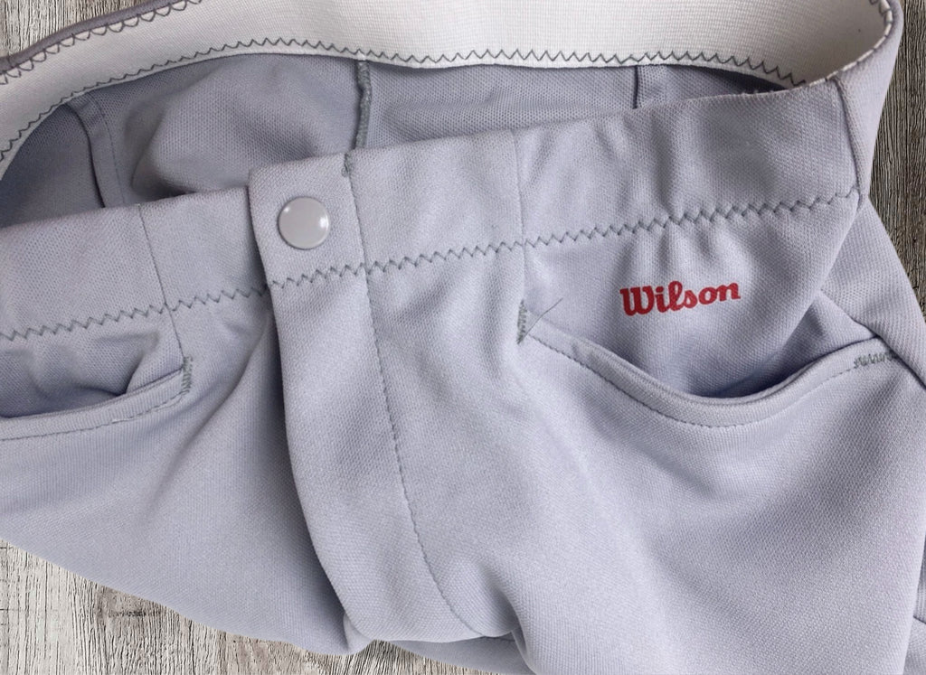 Vintage Wilson Women's Tennis Shorts NWT 80s Deadstock Gray (XL 34-36)