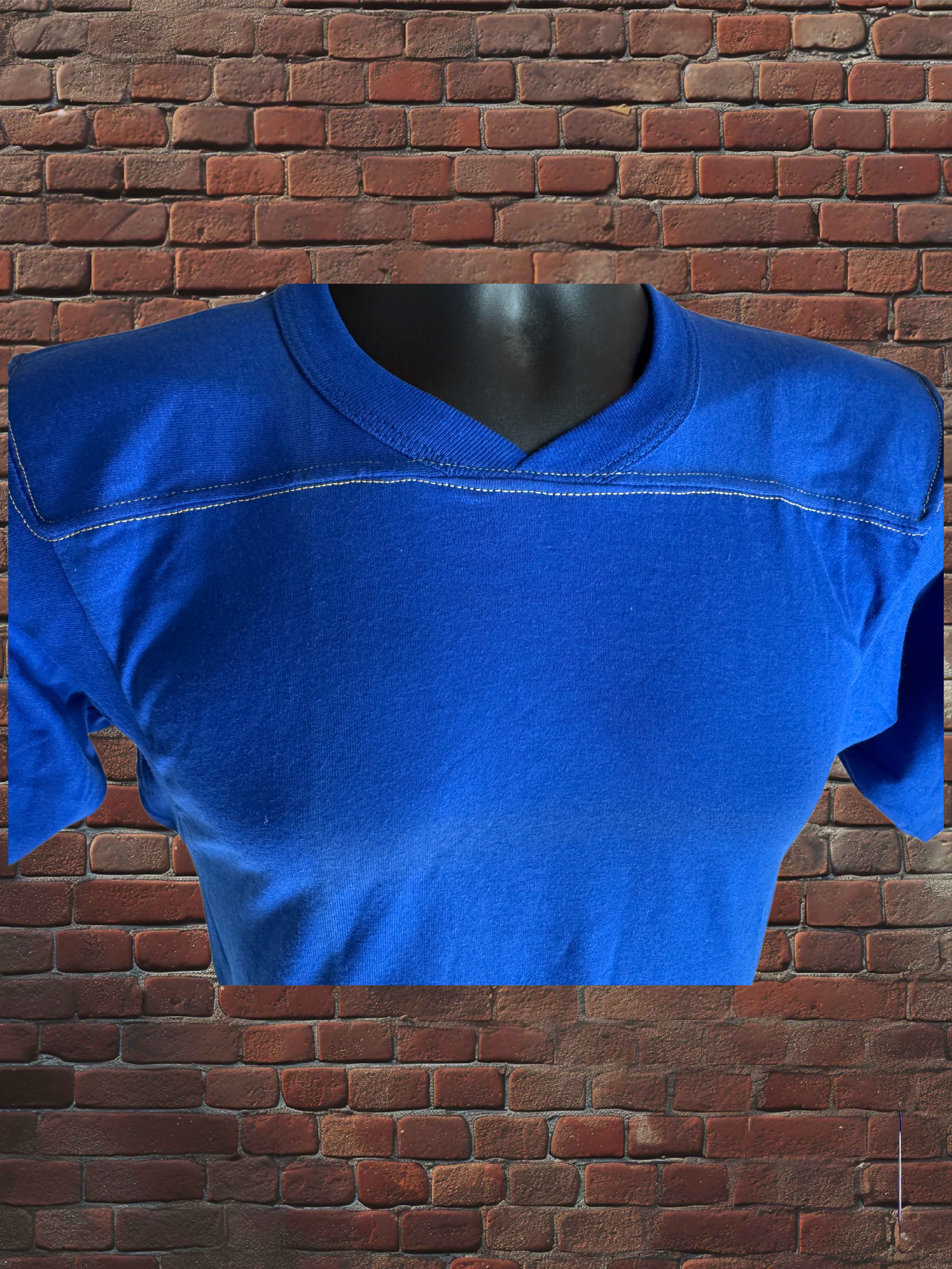 Vintage Russell Athletic XS Gold-Tag Streetwear T‑Shirt Deadstock NWOT Royal Blue-Gold