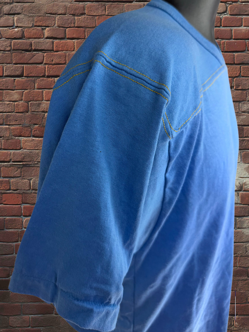 Vintage Russell Athletic Medium Gold-Tag Streetwear T‑Shirt Deadstock NWOT-Columbia Blue/Gold (Copy)