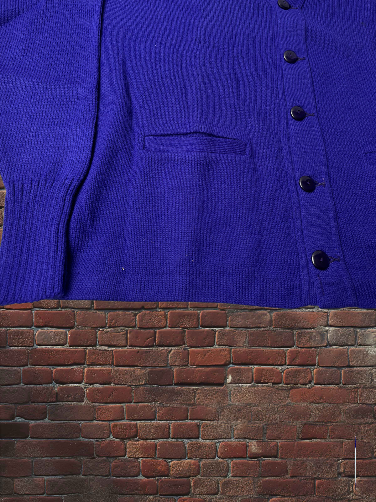 Vintage Bristol Products Official Award Sweater — Purple, Size 48, NOS Deadstock