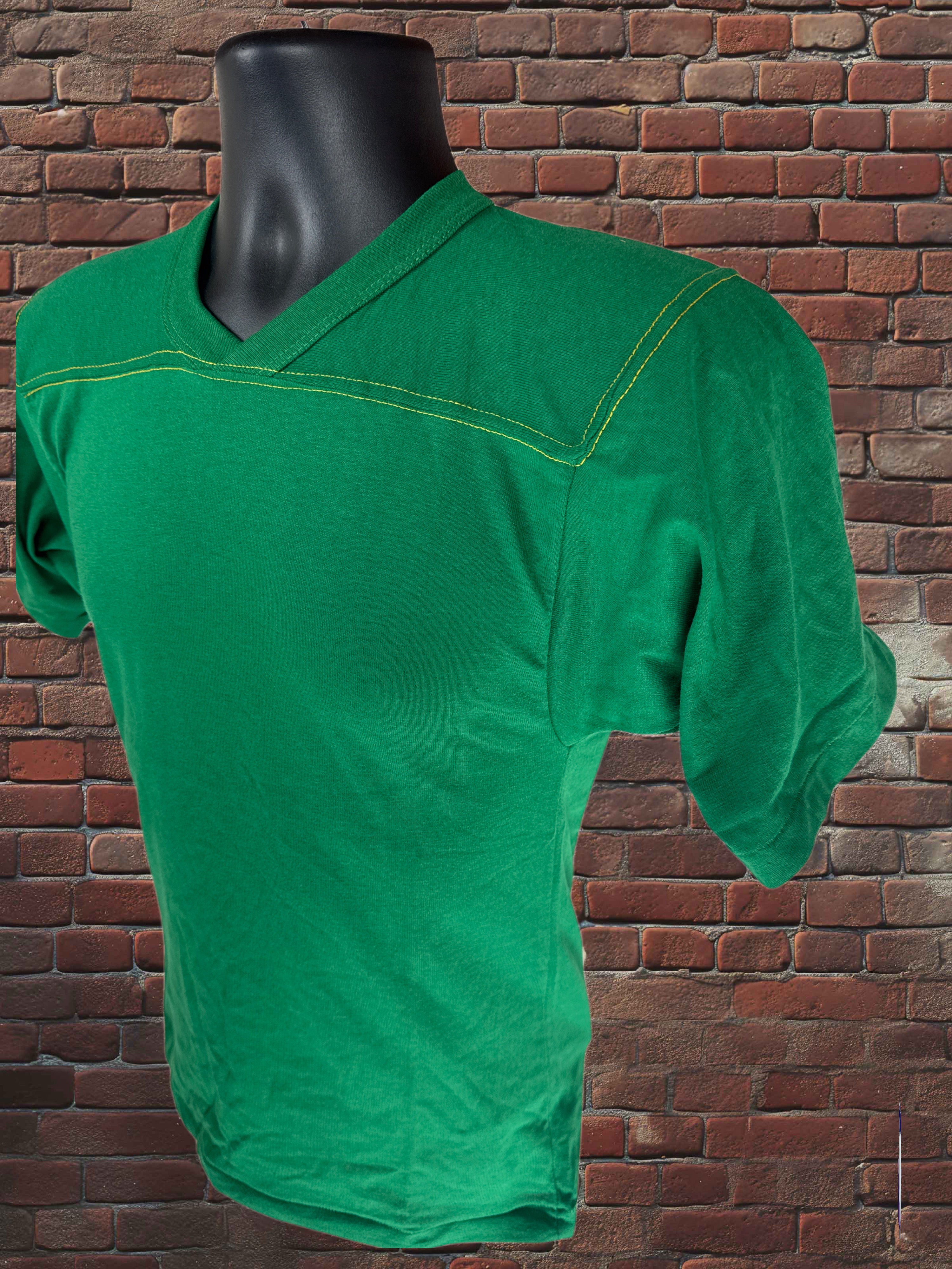 Vintage Russell Athletic XS Gold-Tag Streetwear T‑Shirt Deadstock NWOT Kelley Green White