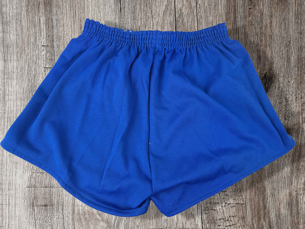 Vintage Russell Athletic Gym Shorts 80s Deadstock Royal Blue (Small)