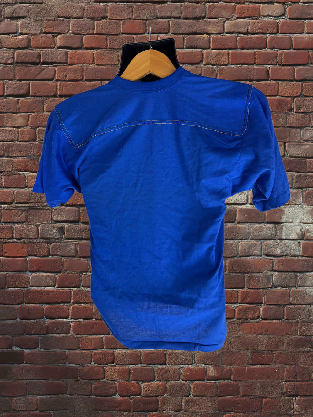 Vintage Russell Athletic Small Gold-Tag Streetwear T‑Shirt Deadstock NWOT Royal Blue-Gold