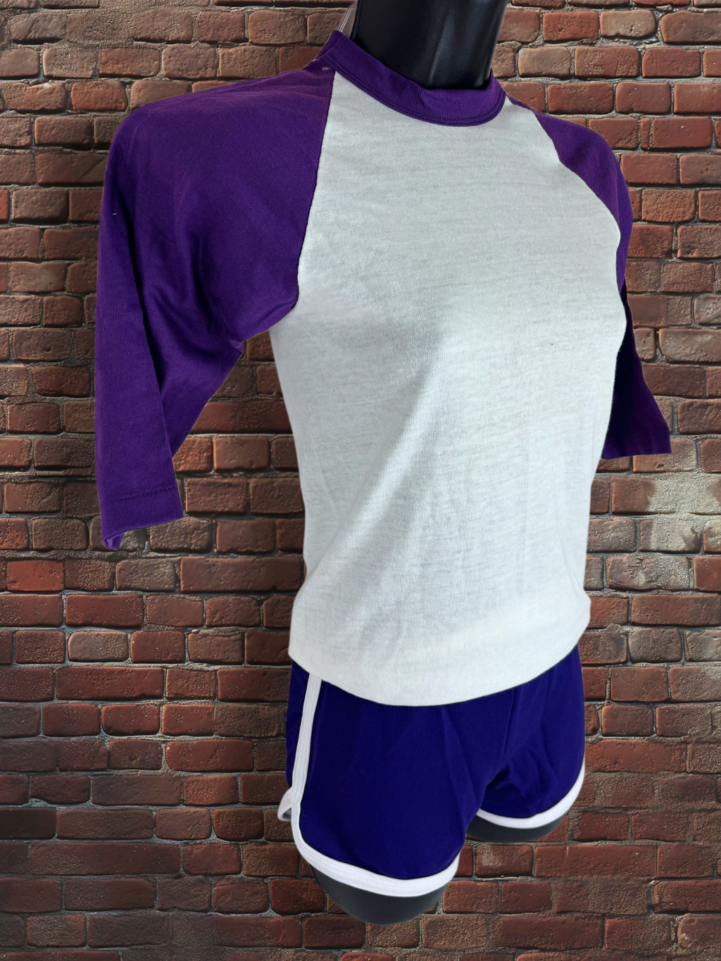 Drop Zero — Outfit 1 (XS) — Russell Raglan Set — Purple