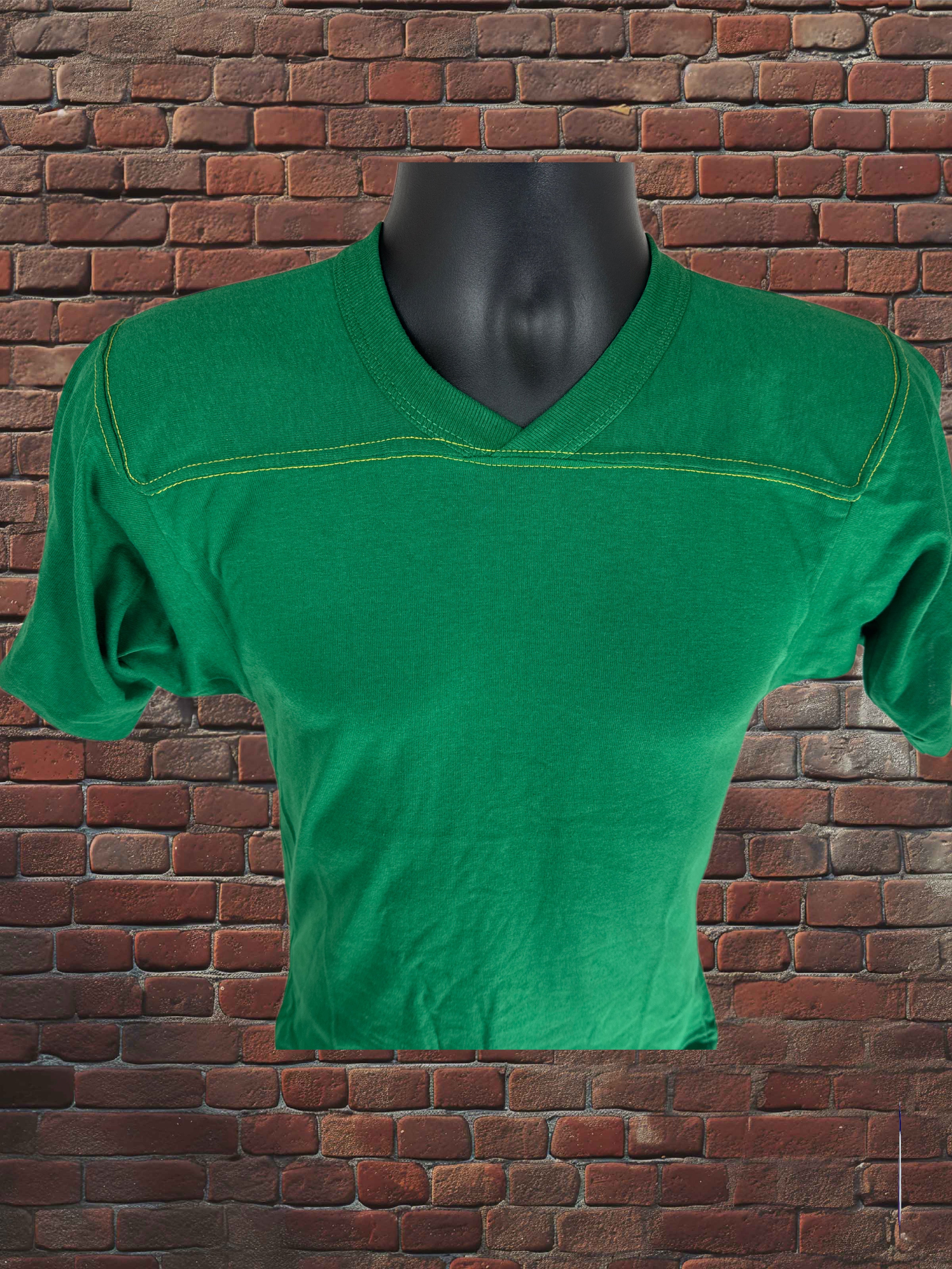 Vintage Russell Athletic XS Gold-Tag Streetwear T‑Shirt Deadstock NWOT Kelley Green White