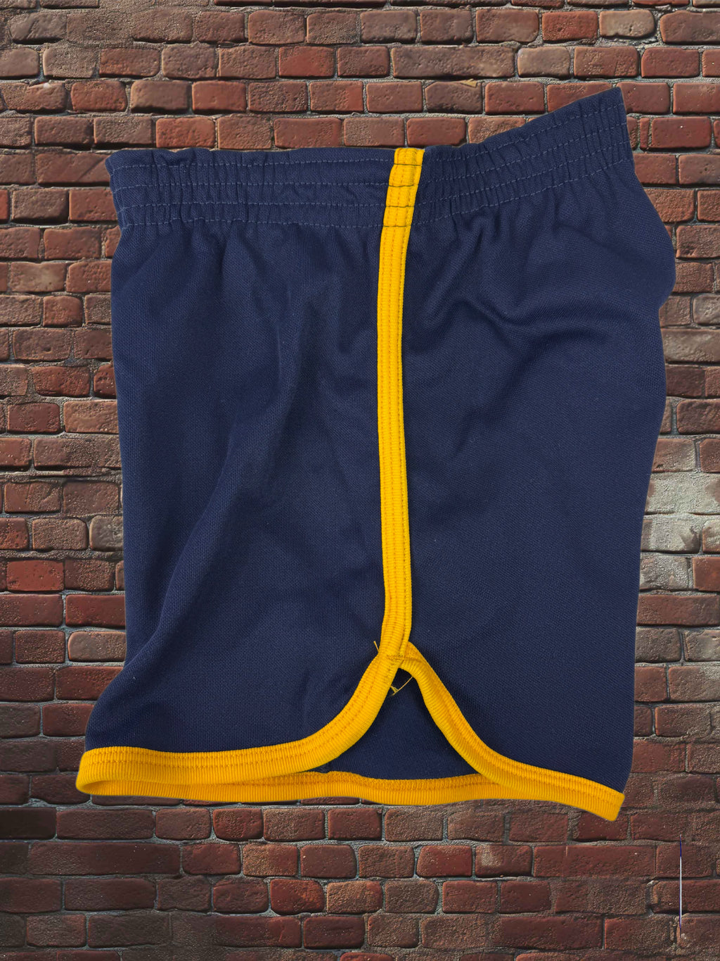 Vintage Russell Athletic XS Gym Shorts Navy/Gold Deadstock NWOT Gold Tag 70s