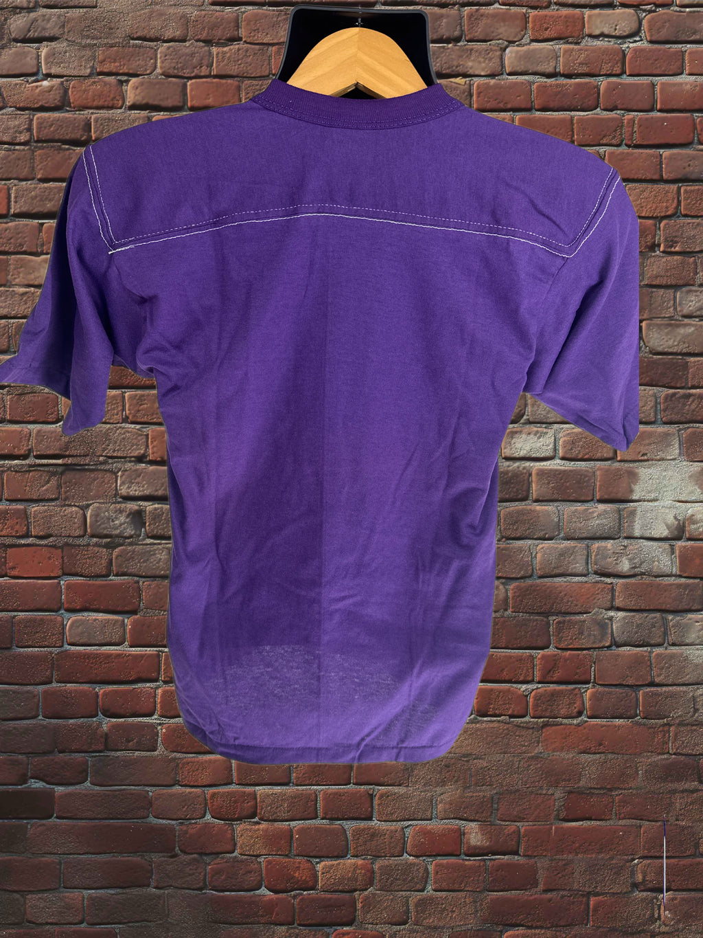 Vintage Russell Athletic Small Gold-Tag Streetwear T‑Shirt Deadstock NWOT Purple White