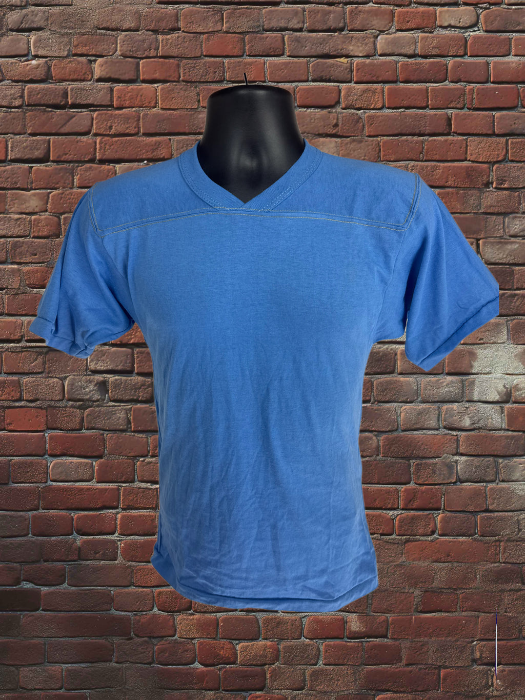 Vintage Russell Athletic Small Gold-Tag Streetwear T‑Shirt Deadstock NWOT-Columbia Blue/Gold