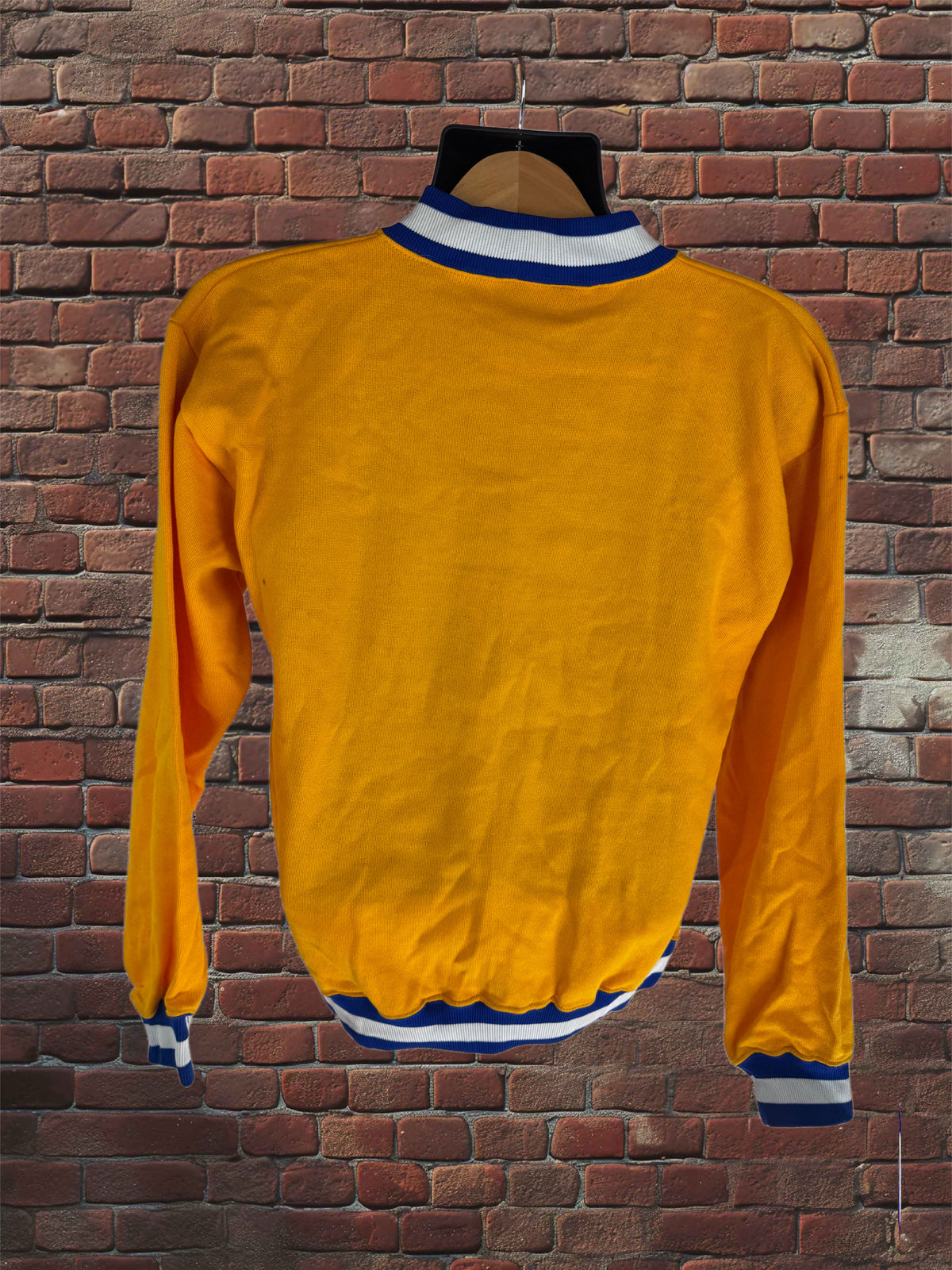 Vintage Russell Athletic Gold Tag Varsity Sweatshirt – Gold/Royal Blue, Medium